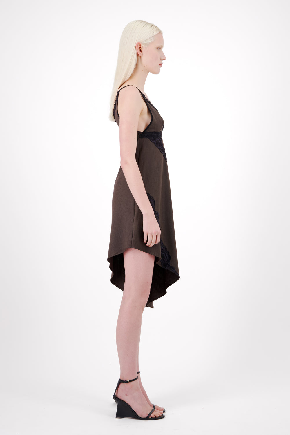 Singlet dress with lace detail - LAST ONE