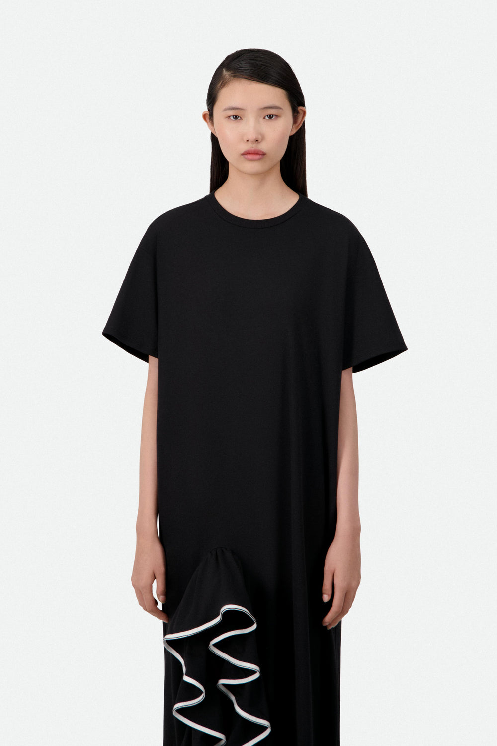 T-SHIRT RUFFLED MAXI DRESS (490€) - Vaillant Studio