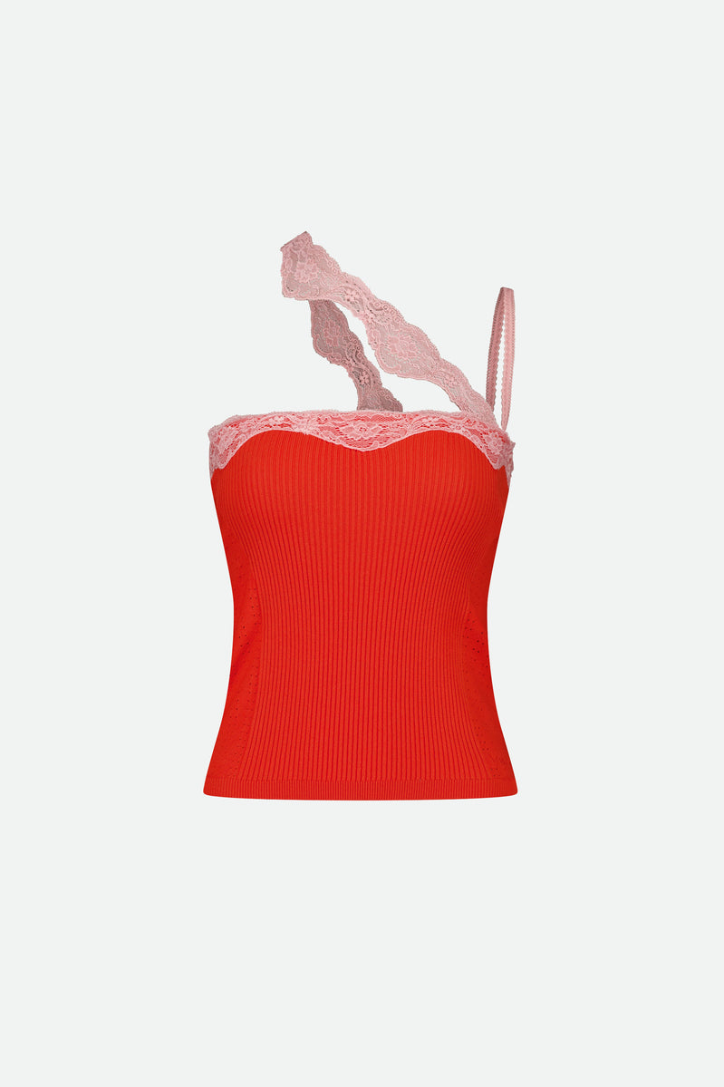 KNIT CAMISOLE TOP - 4 LEFT