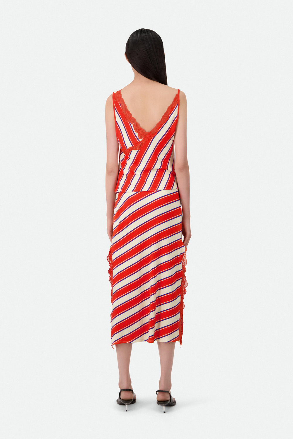 SIGNATURE ASYMMETRIC STRIPE TANK TOP (290€) - Vaillant Studio