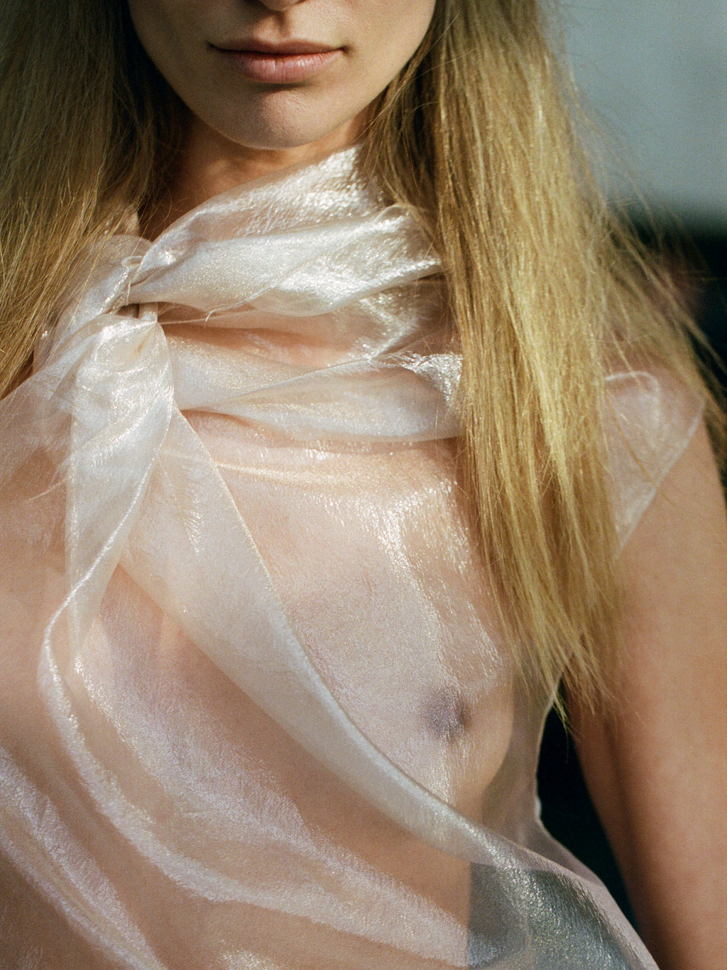 Organza twist tank Top - Last one