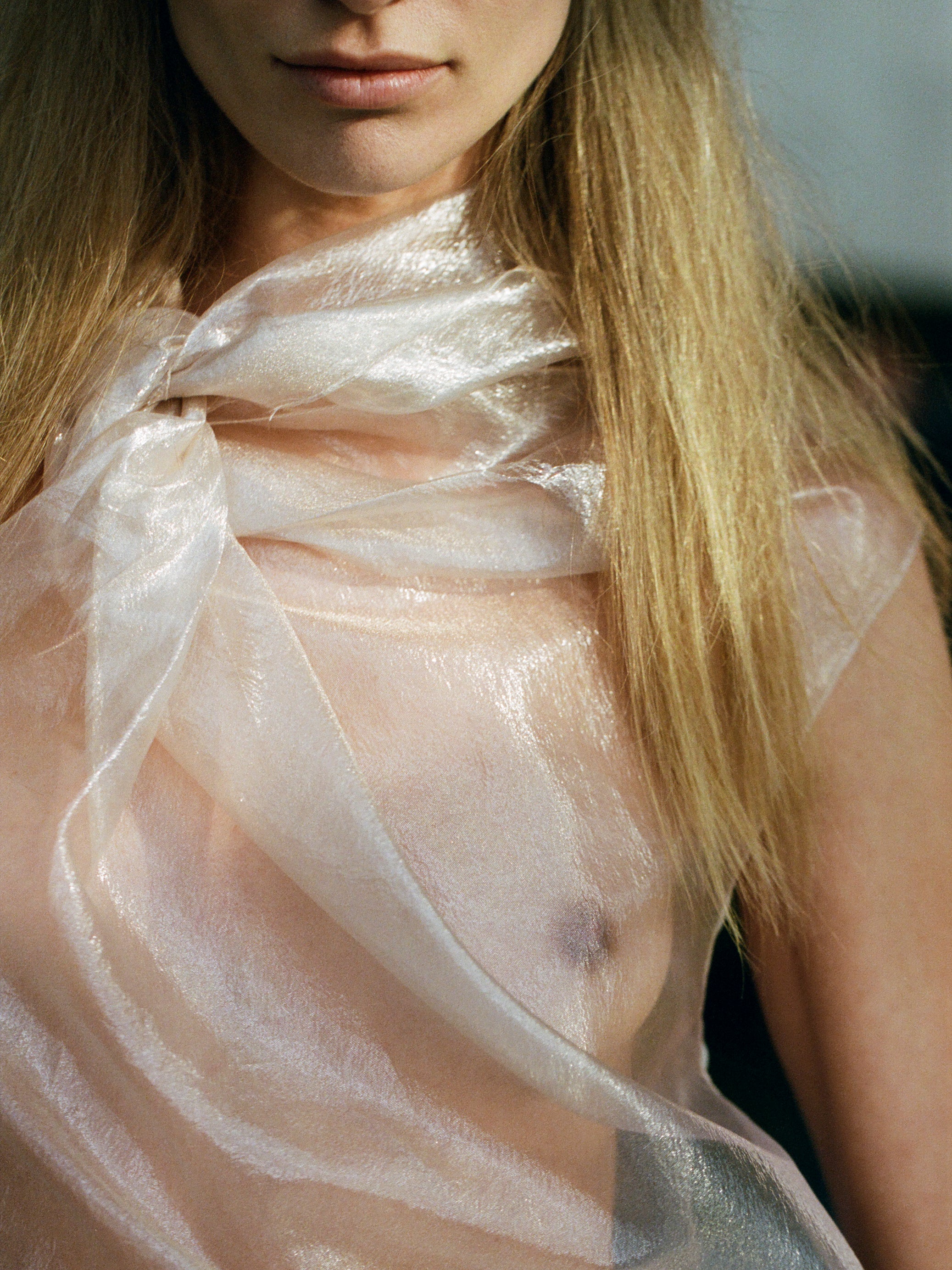 Organza twist tank Top - Last one