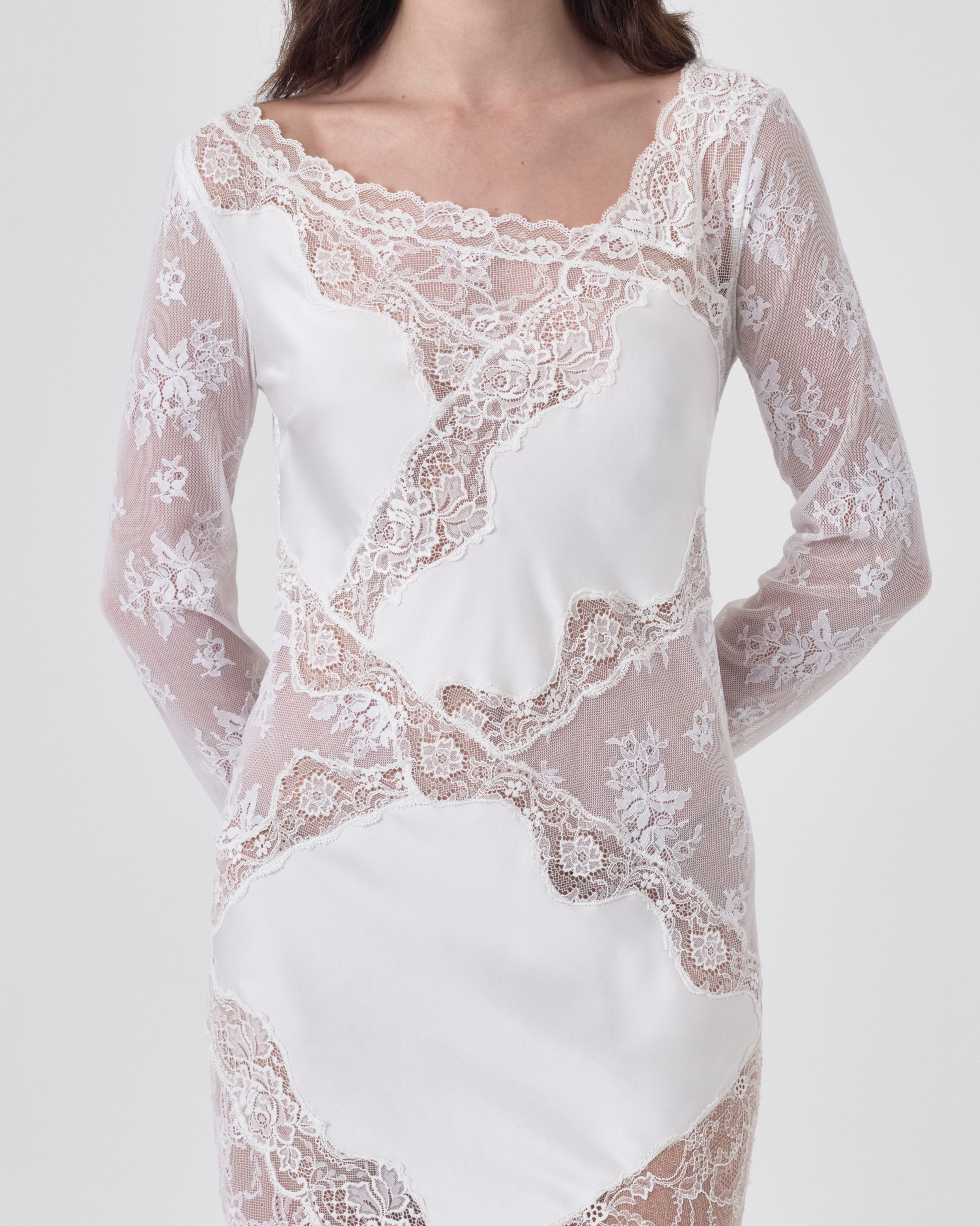 LACE INLAY MAXI DRESS