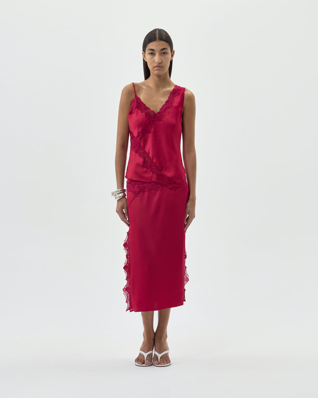 ATTITUDE MIDI SKIRT