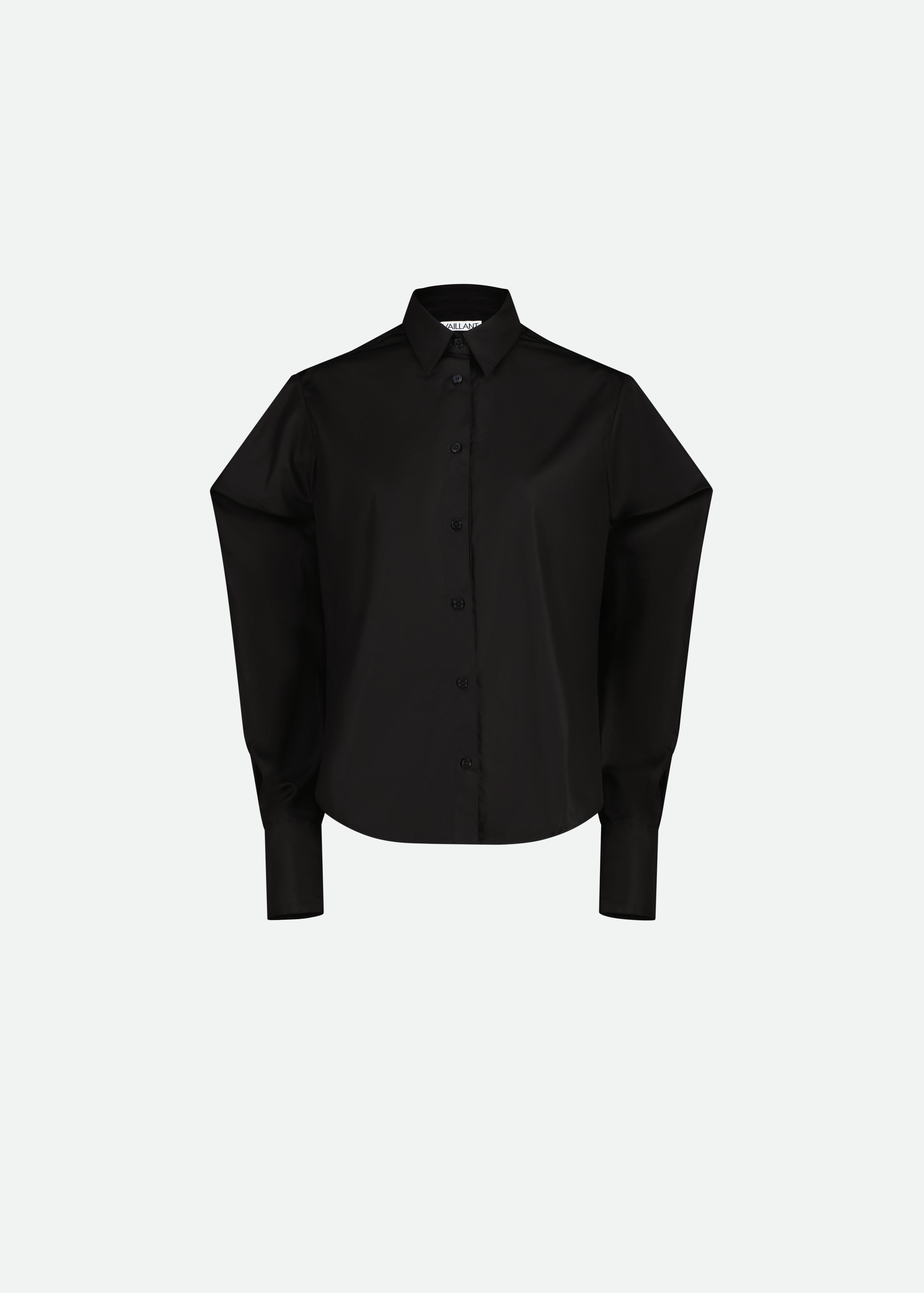 MUTTON SLEEVE SIGNATURE POPLIN SHIRT - LAST ONE