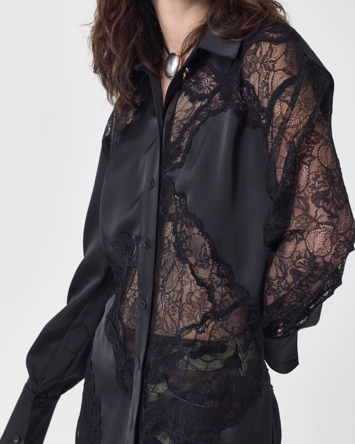 Bolero satin Shirt