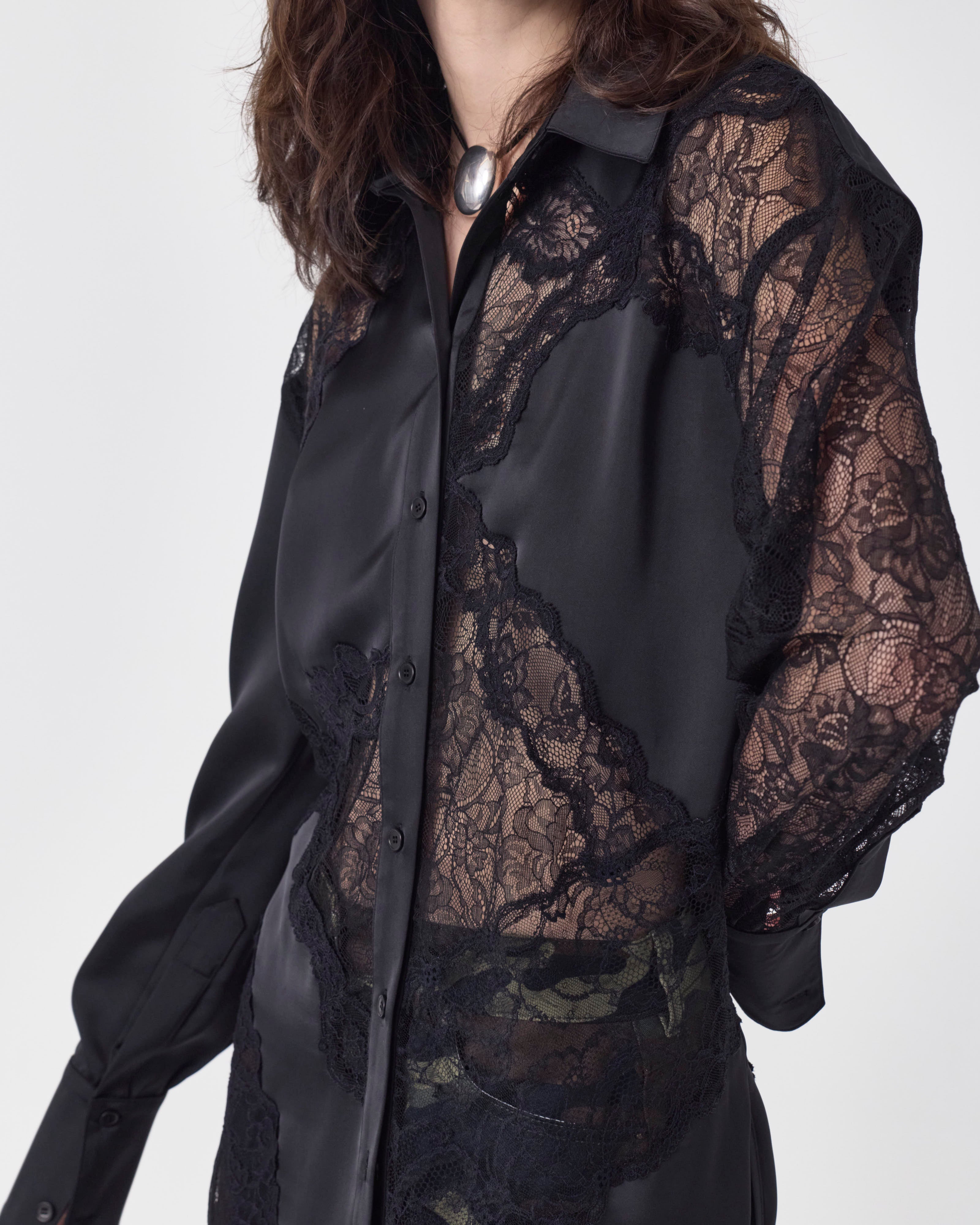 Bolero satin Shirt