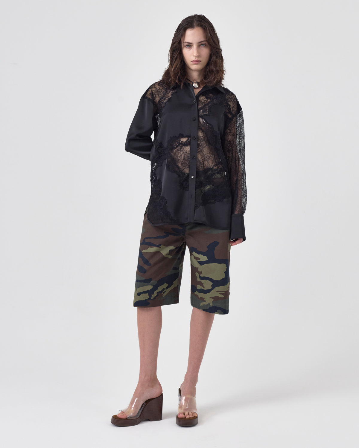 Bolero satin Shirt