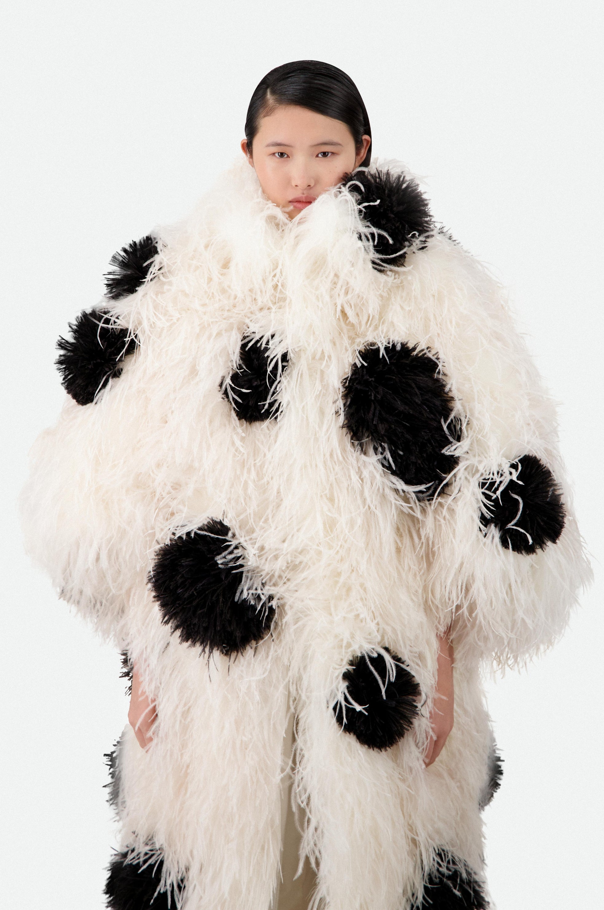 OSTRICH FEATHER CAR COAT - MADE TO ORDER – Vaillant Studio
