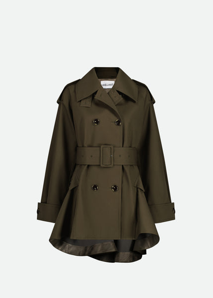 PEPLUM TRENCH COAT - LAST ONE – Vaillant Studio