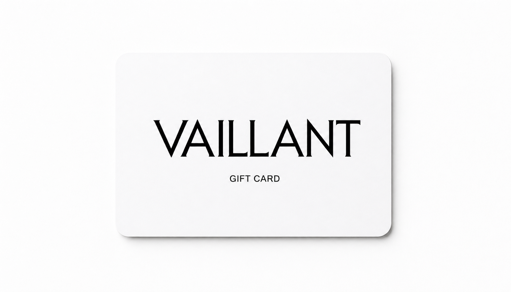 VAILLANT Gift Card
