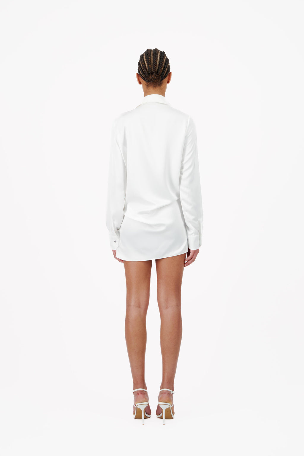 DRAPED SHIRT STYLE WRAP DRESS - Vaillant Studio