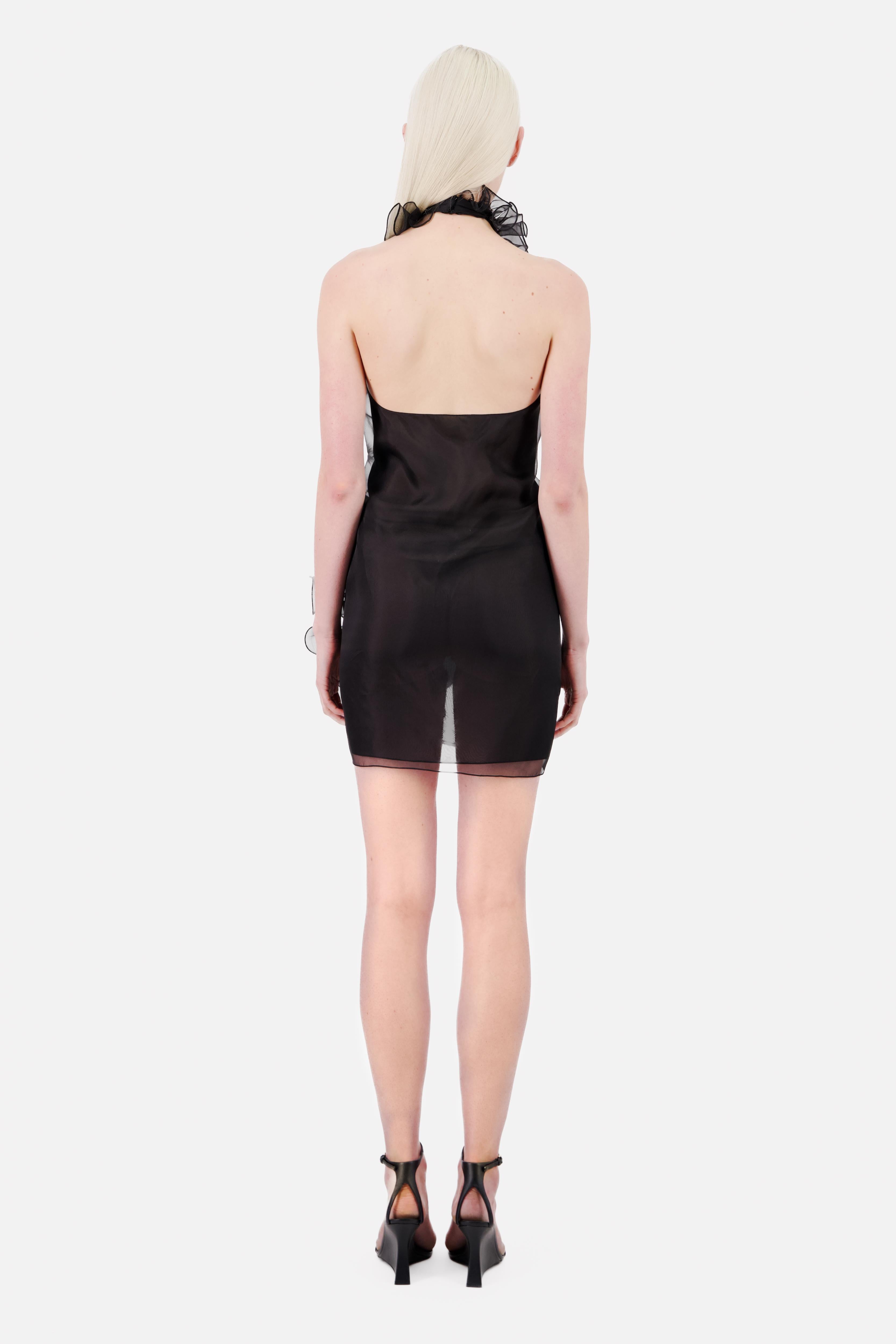 ★overdue flair★ TUBE TOP ORGANZA DRESS_BLACK TUBE TOP ORGANZA DRESS_BLACK - overdue flair