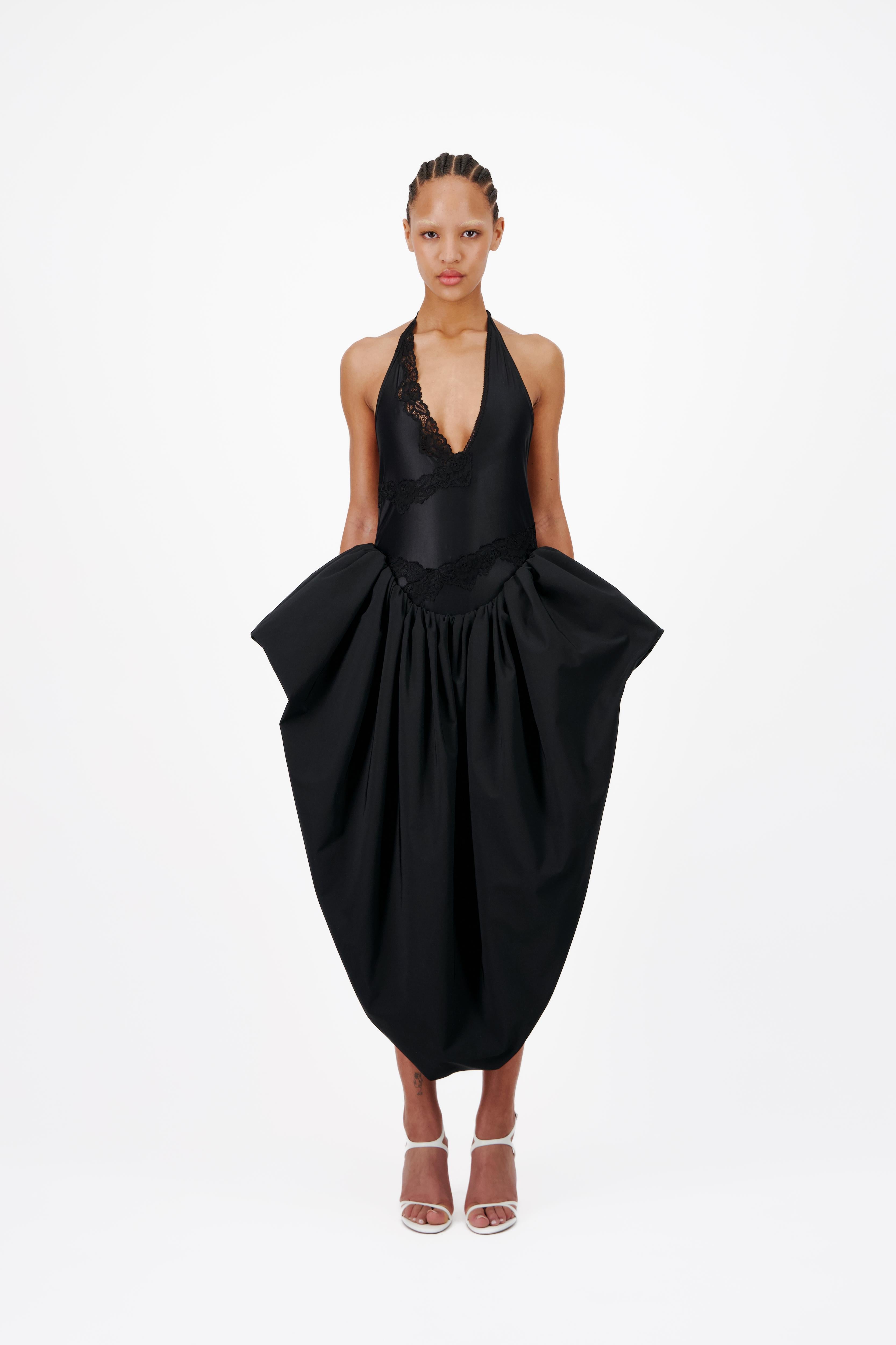 HALTER NECK BODYSUIT PUFF DRESS (990€) - Vaillant Studio