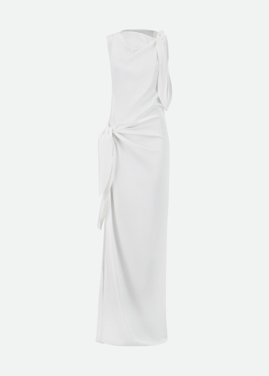 KNOTTED MAXI COLUMN DRESS - 4 left
