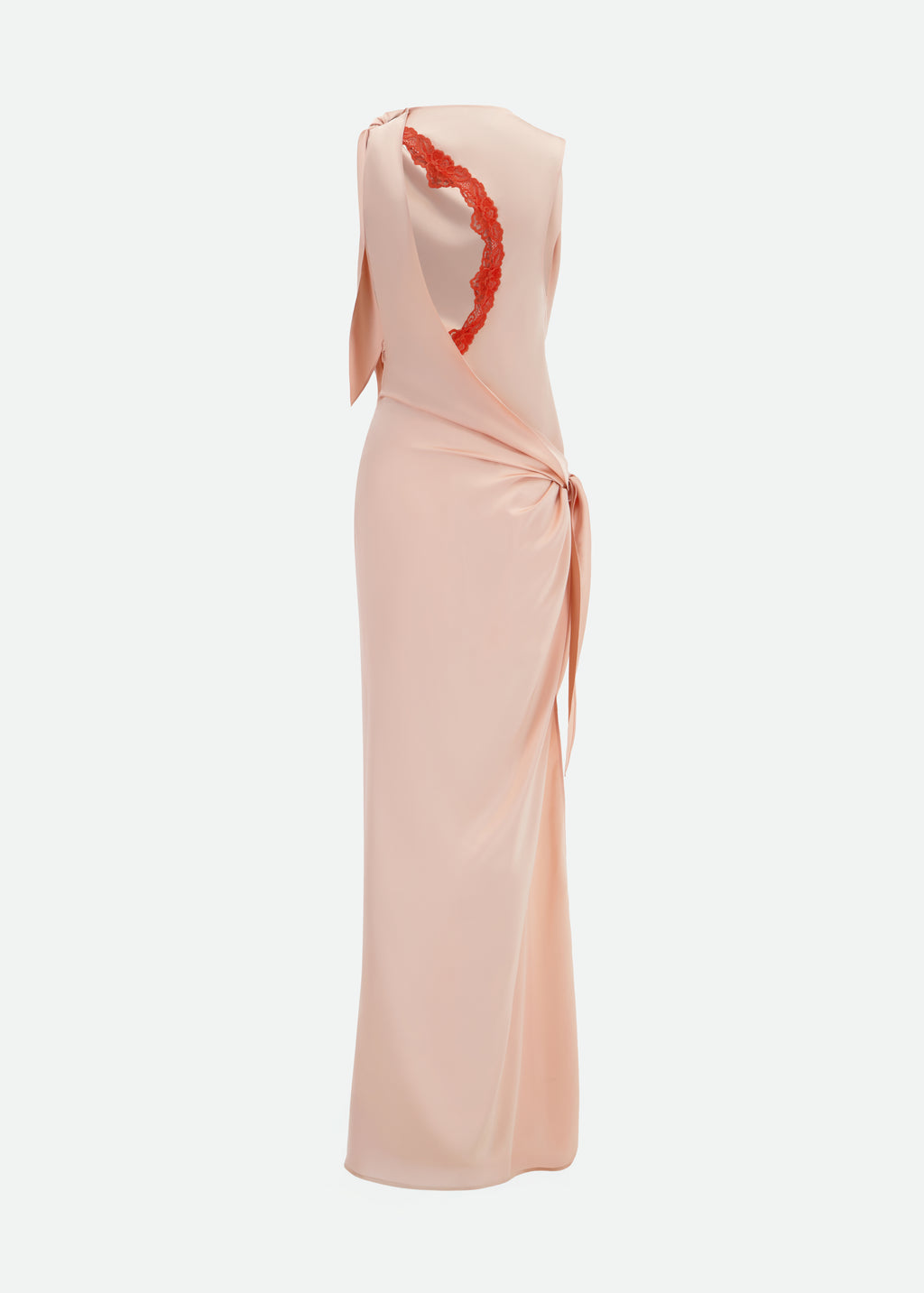 KNOTTED MAXI COLUMN DRESS