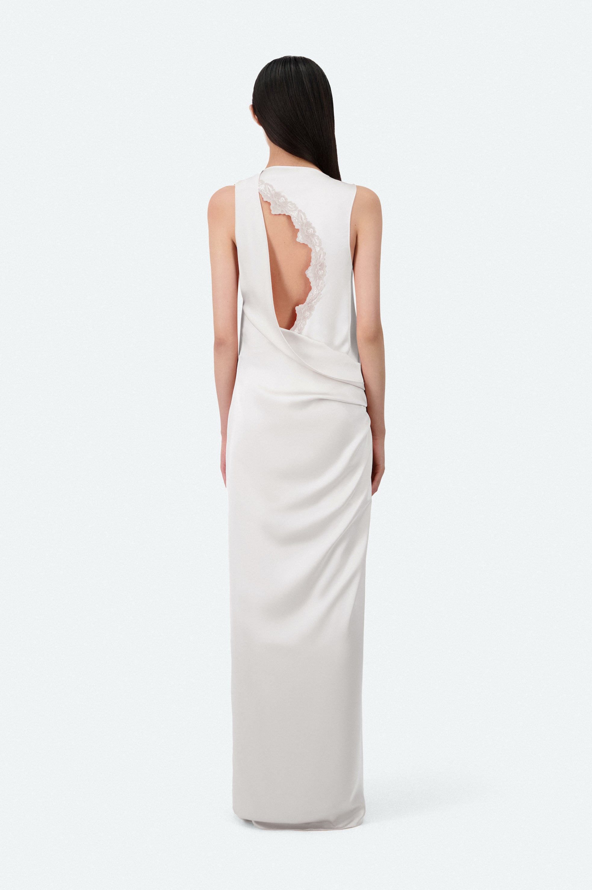 KNOTTED MAXI COLUMN DRESS