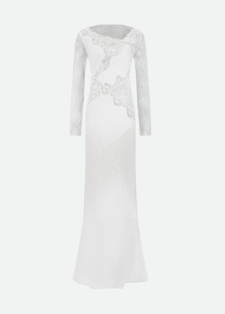 LACE INLAY MAXI DRESS