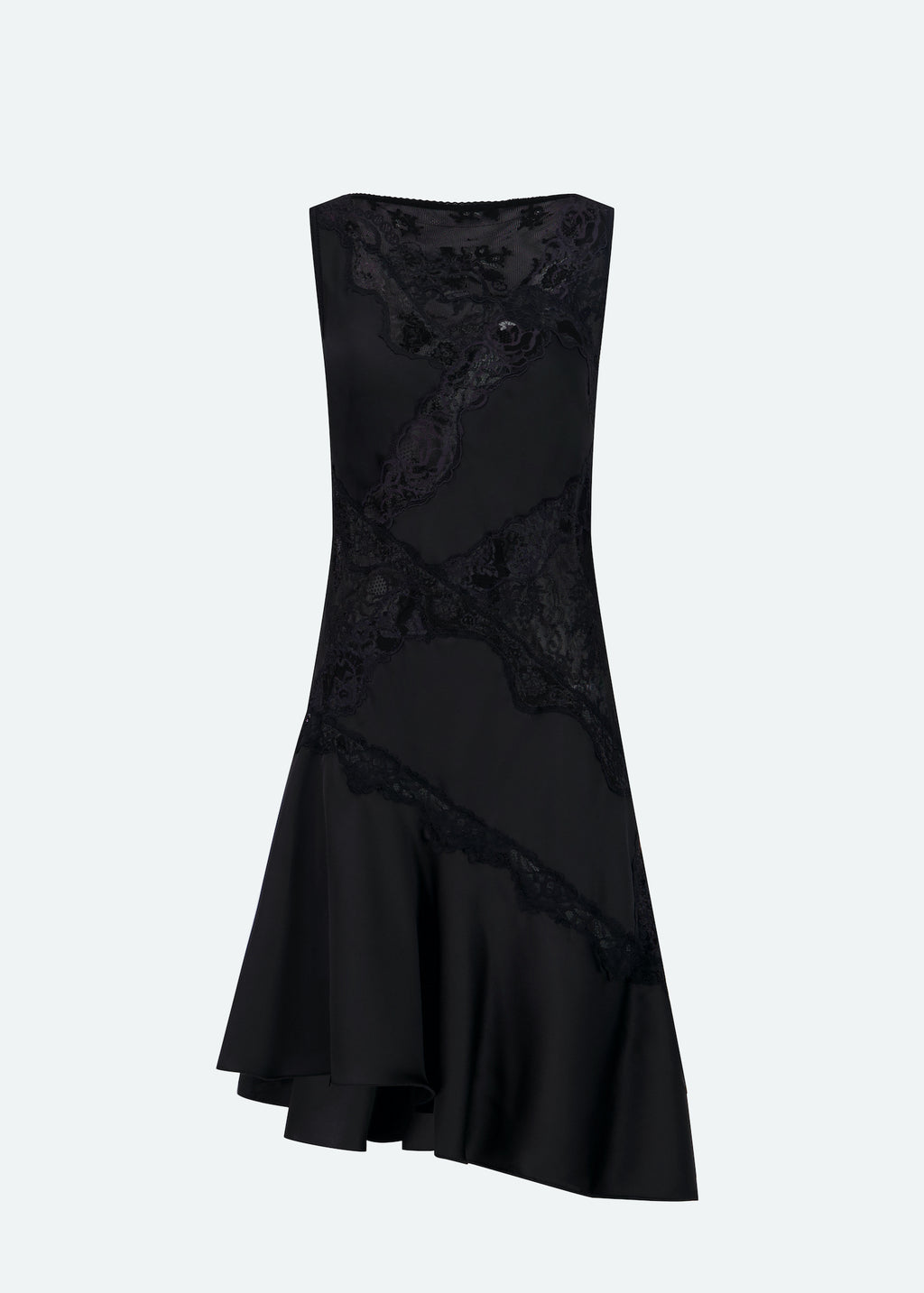 BIAS CUT DRESS W/LACE INLAY - LAST ONE