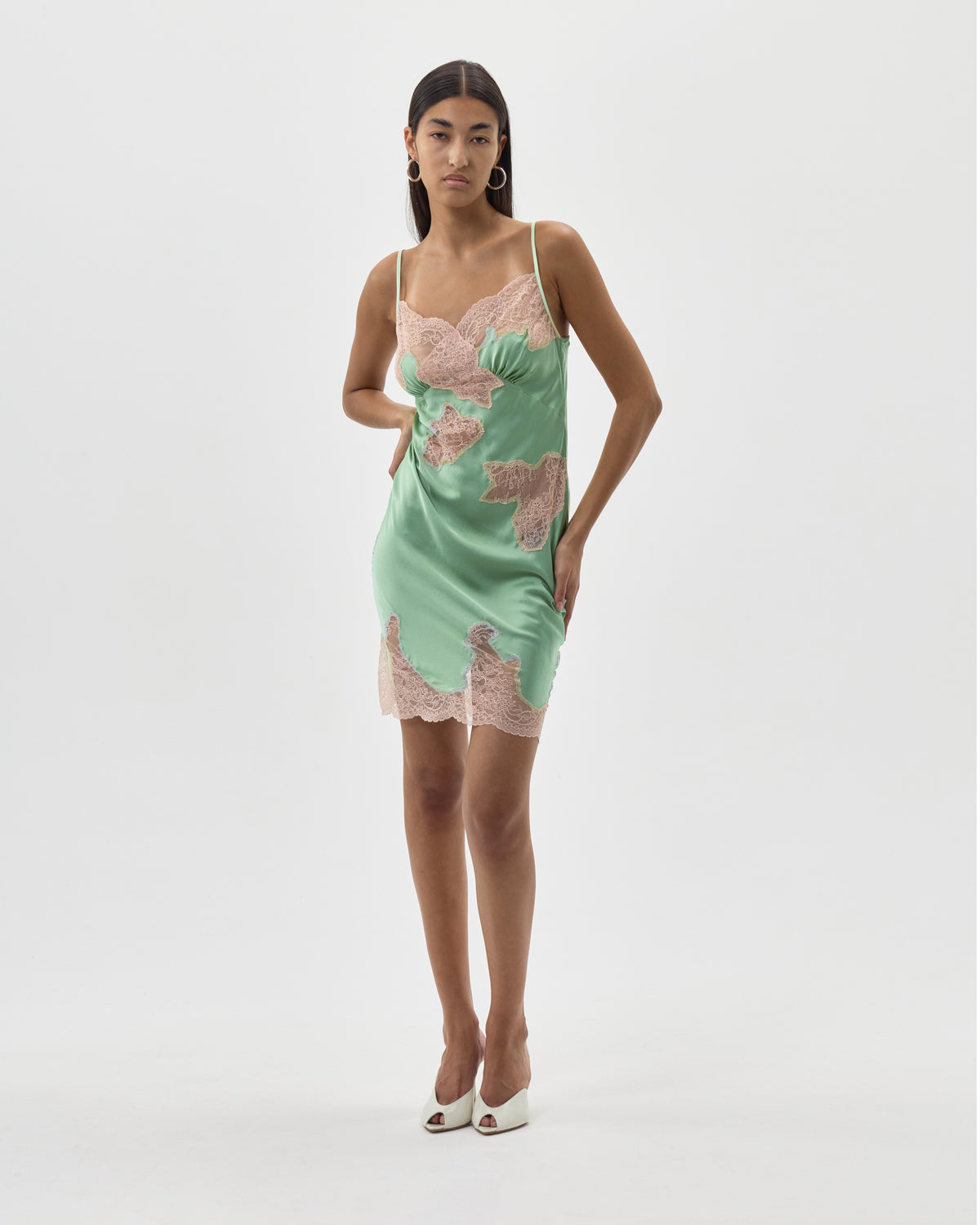 Signature lace mini Dress