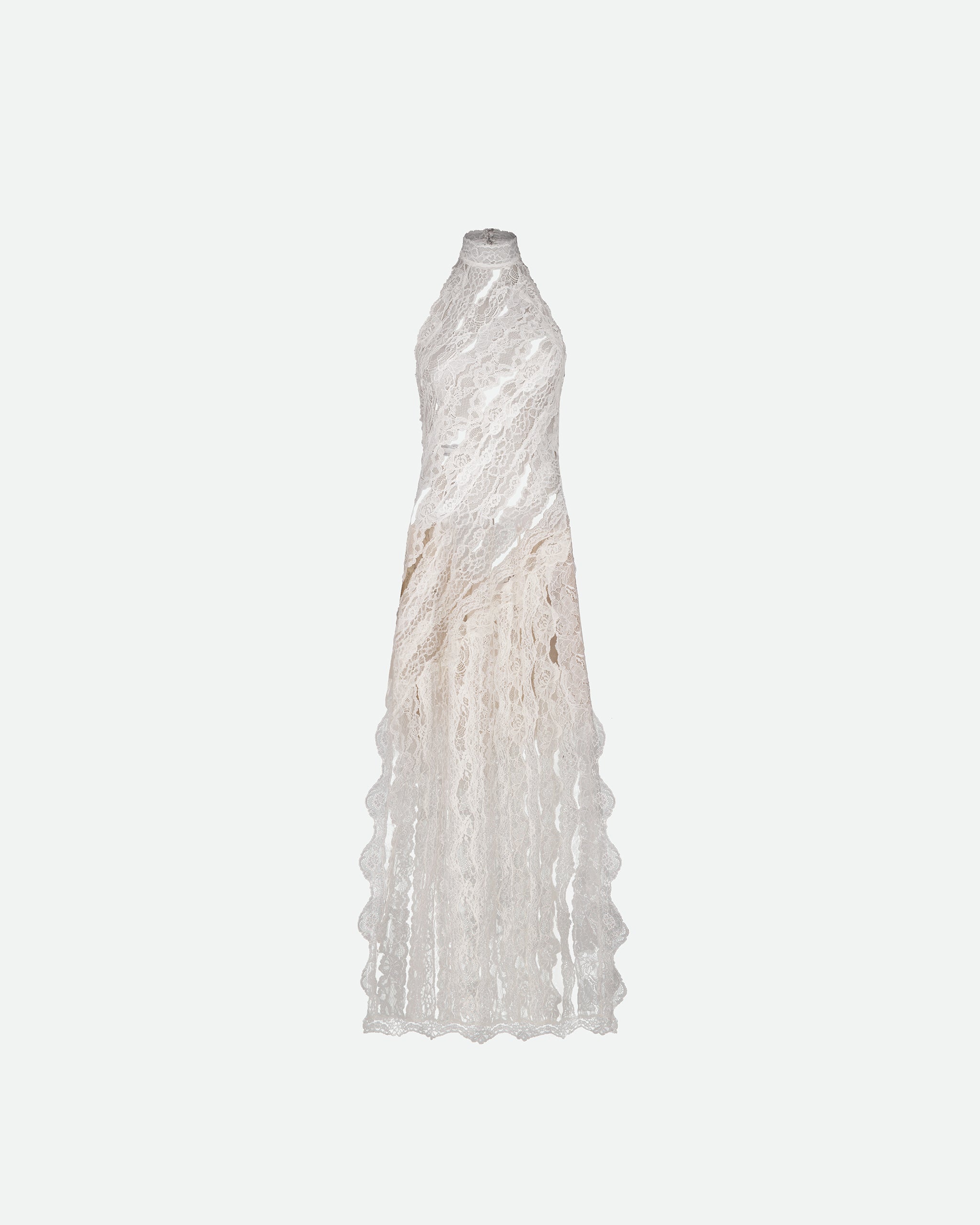 ワンピース CARLA Lady scallop dress-White Carla Dress