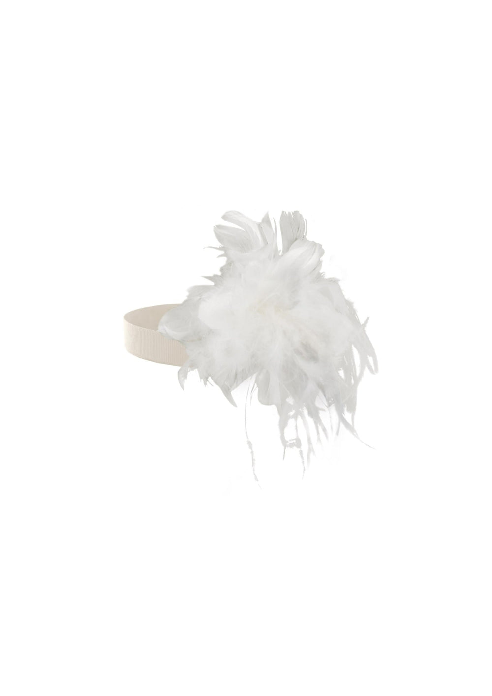 FEATHER FLOWER BROACH CHOKER PRE-ORDER