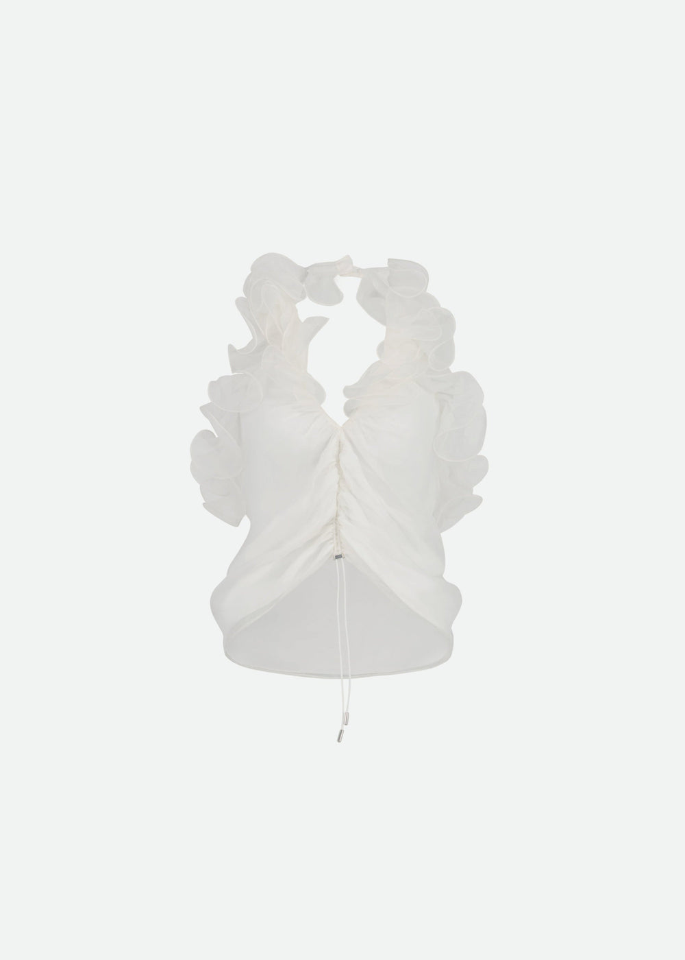 RUCHED HALTER TOP - Last one