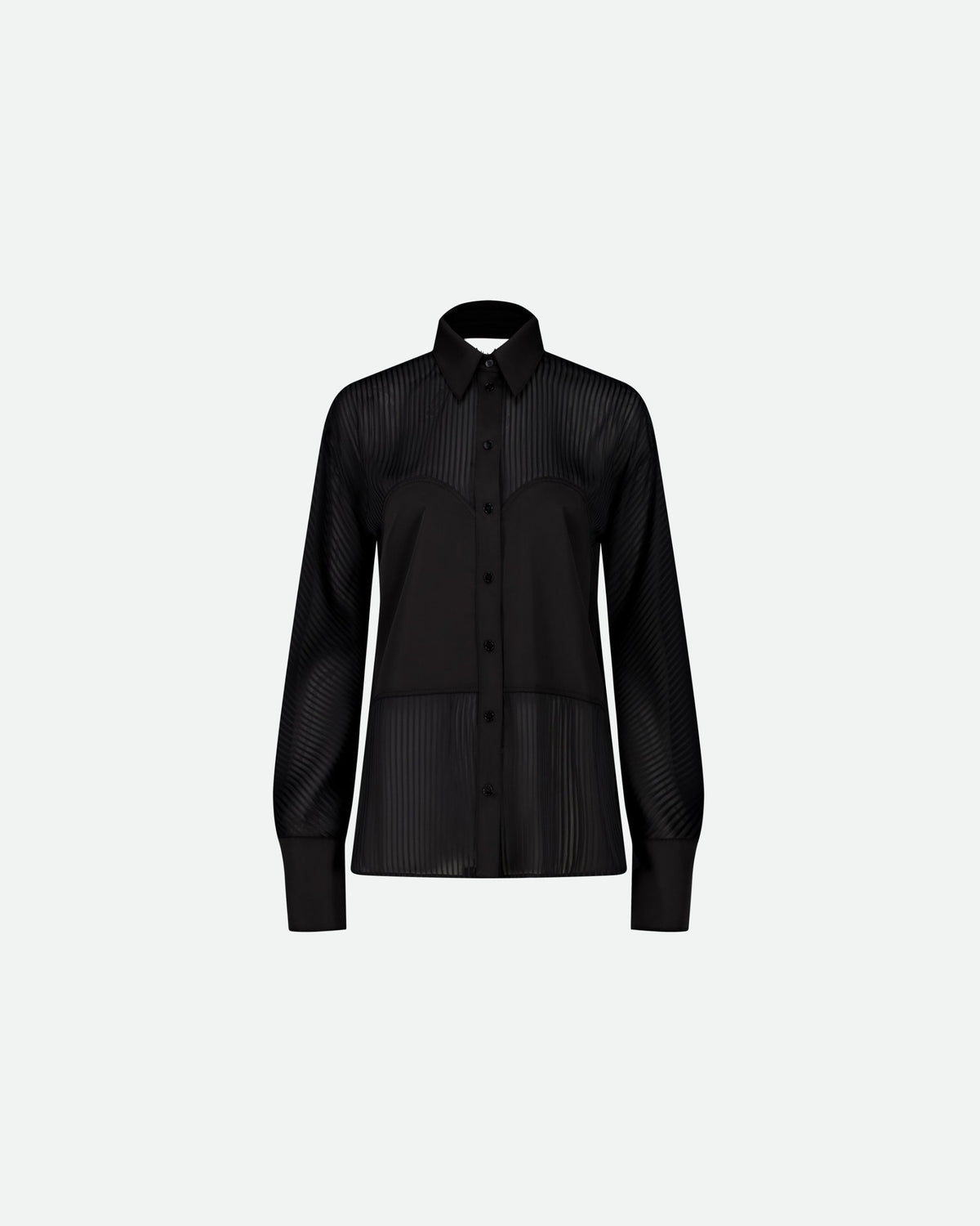 Chiffon Panelled shirt