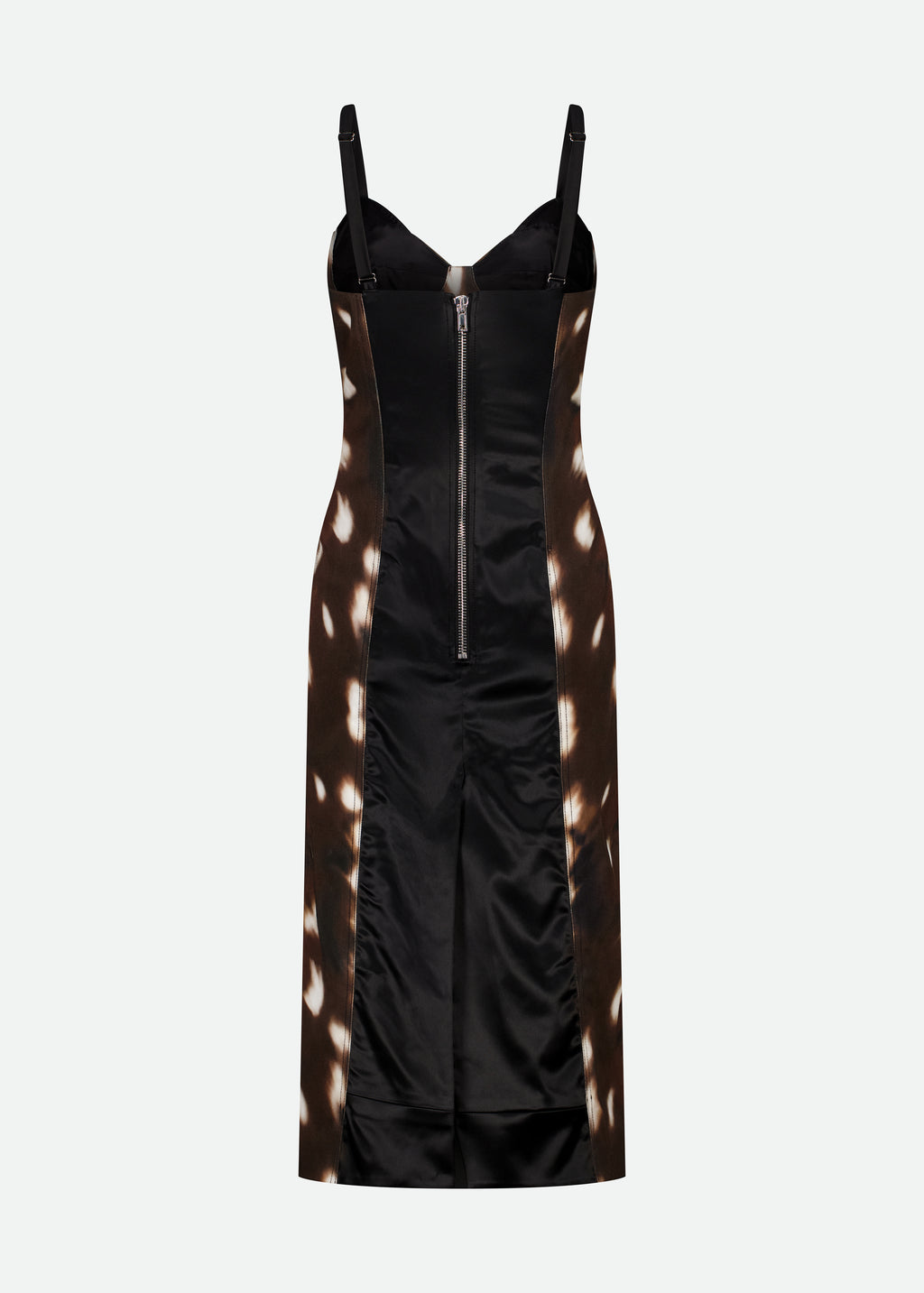 BUSTIER BODYCON MIDI DRESS