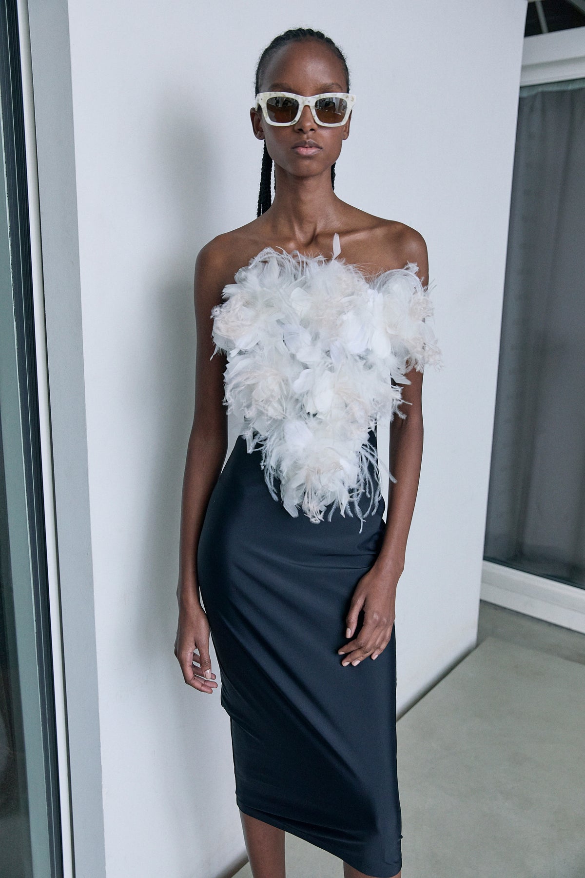 Feather dress