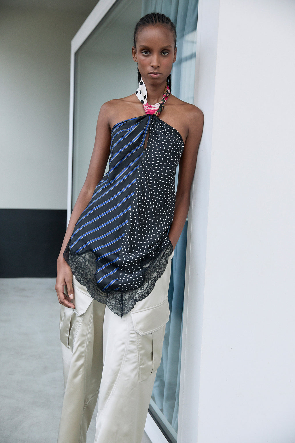 Patchwork Halter Top