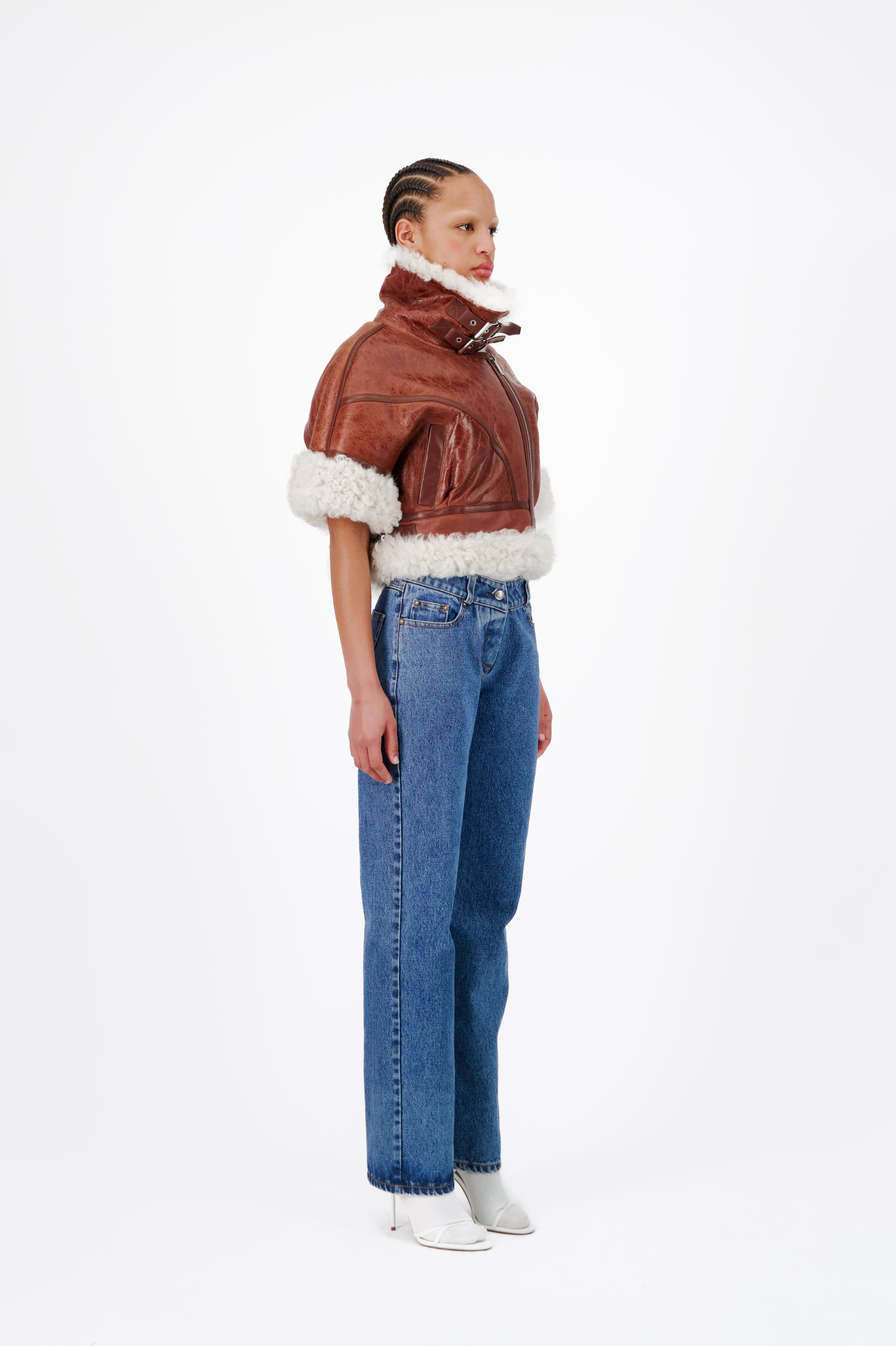 SHORT SLEEVE AVIATOR JACKET (2 300€) - Vaillant Studio