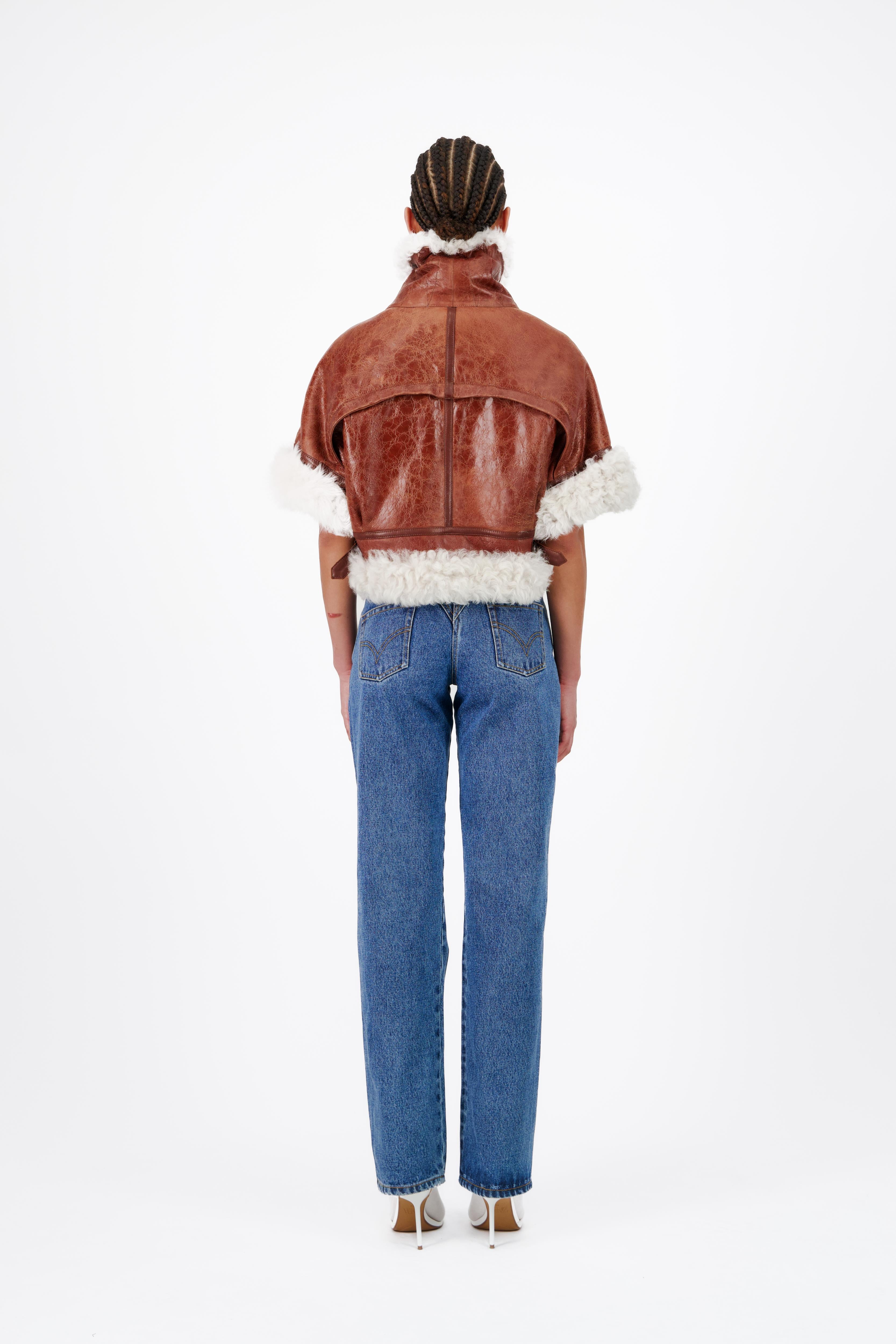 SHORT SLEEVE AVIATOR JACKET (2 300€) - Vaillant Studio