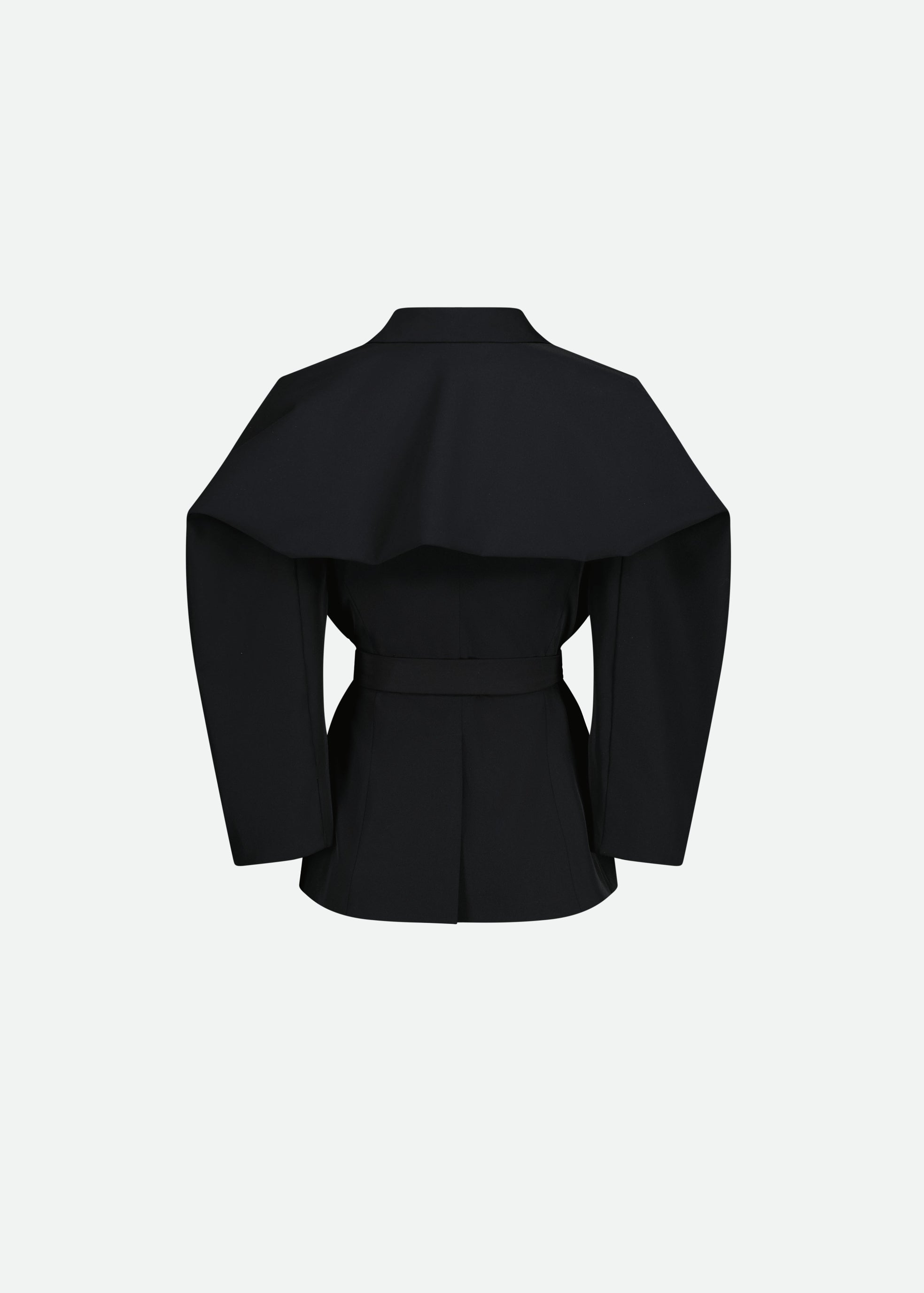 VAILLANT STUDIO CINCHED WAIST BLACK TECHNICAL BLAZER – Vaillant Studio