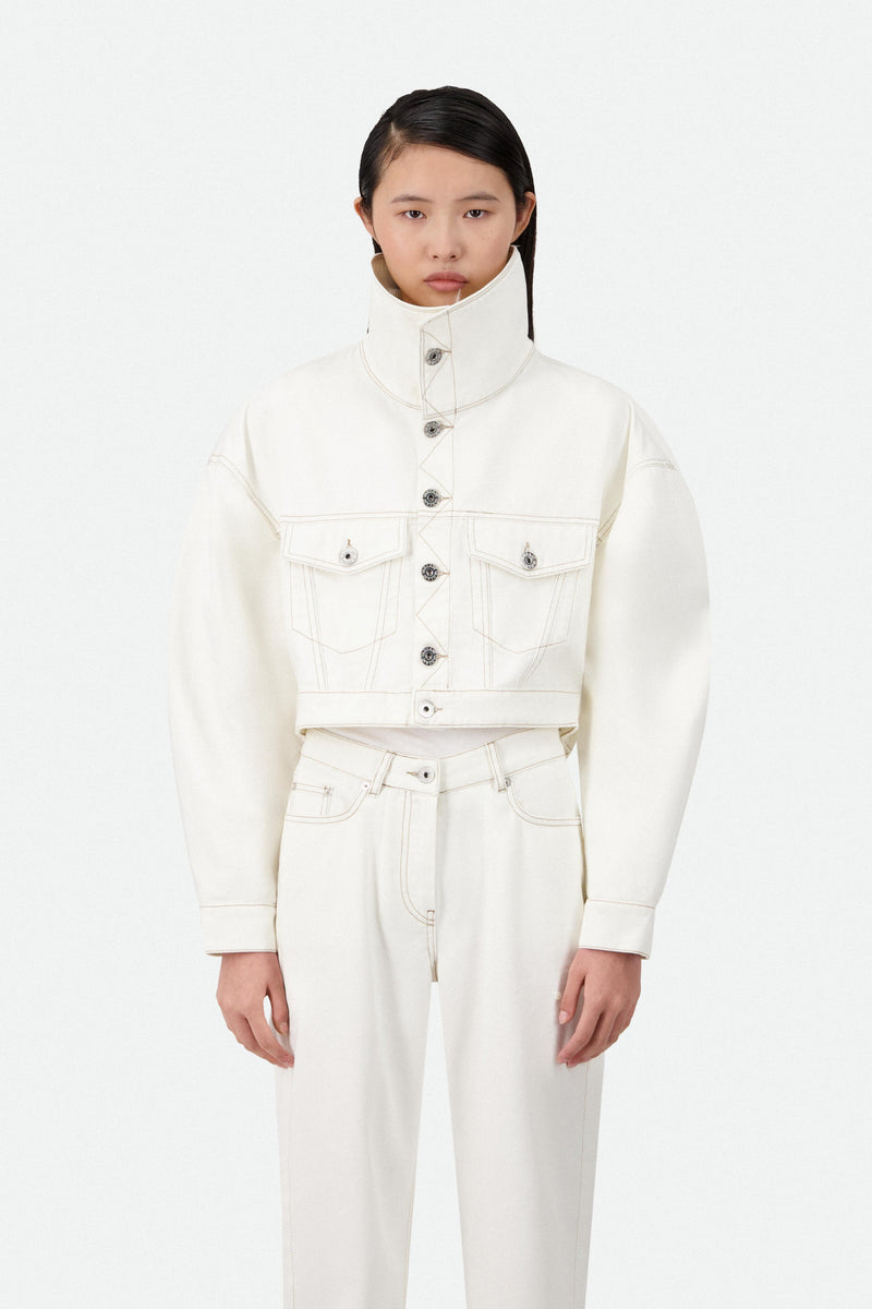 MUTTON SLEEVE DENIM JACKET (620€) - Vaillant Studio