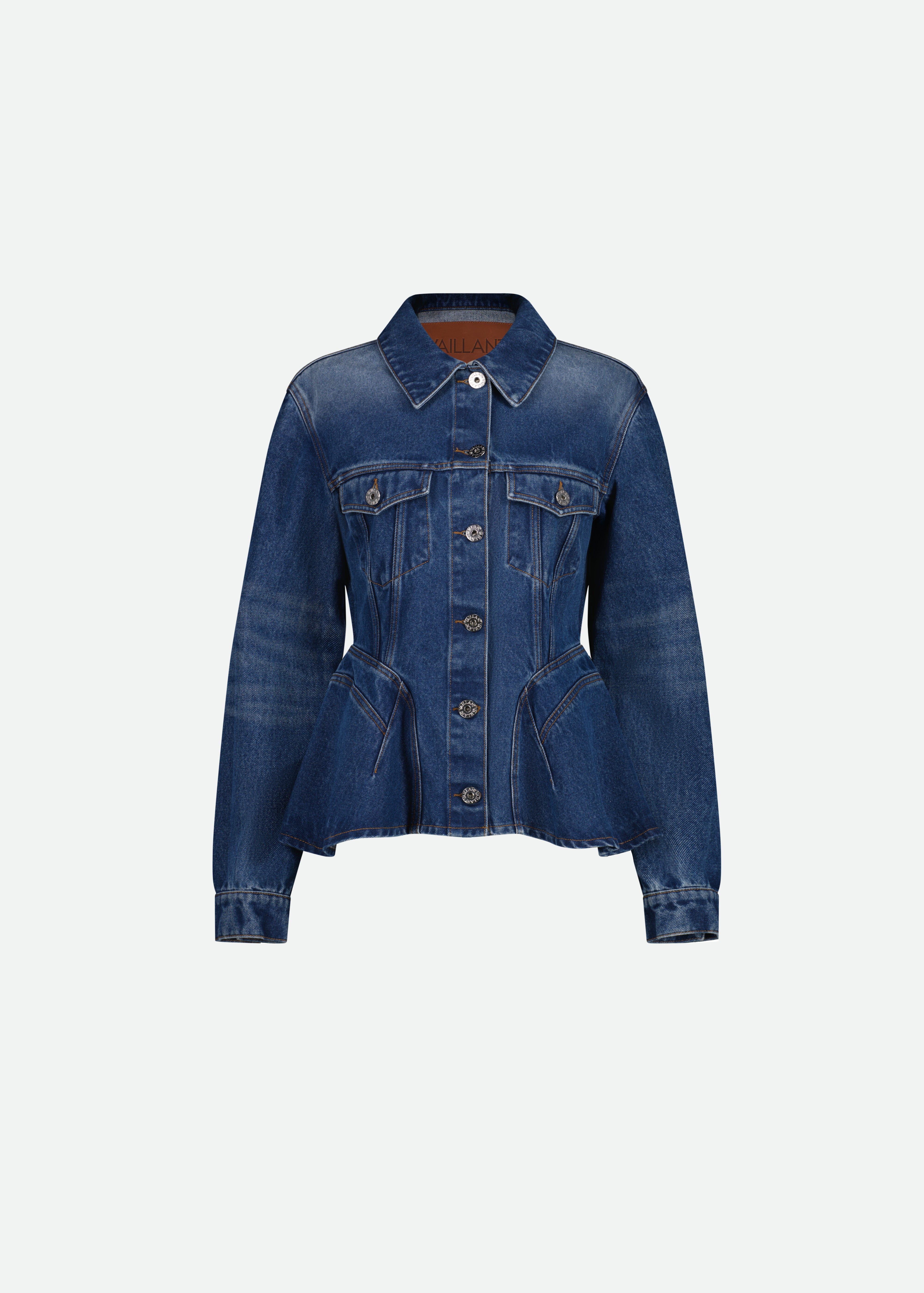 PEPLUM DENIM JACKET – Vaillant Studio