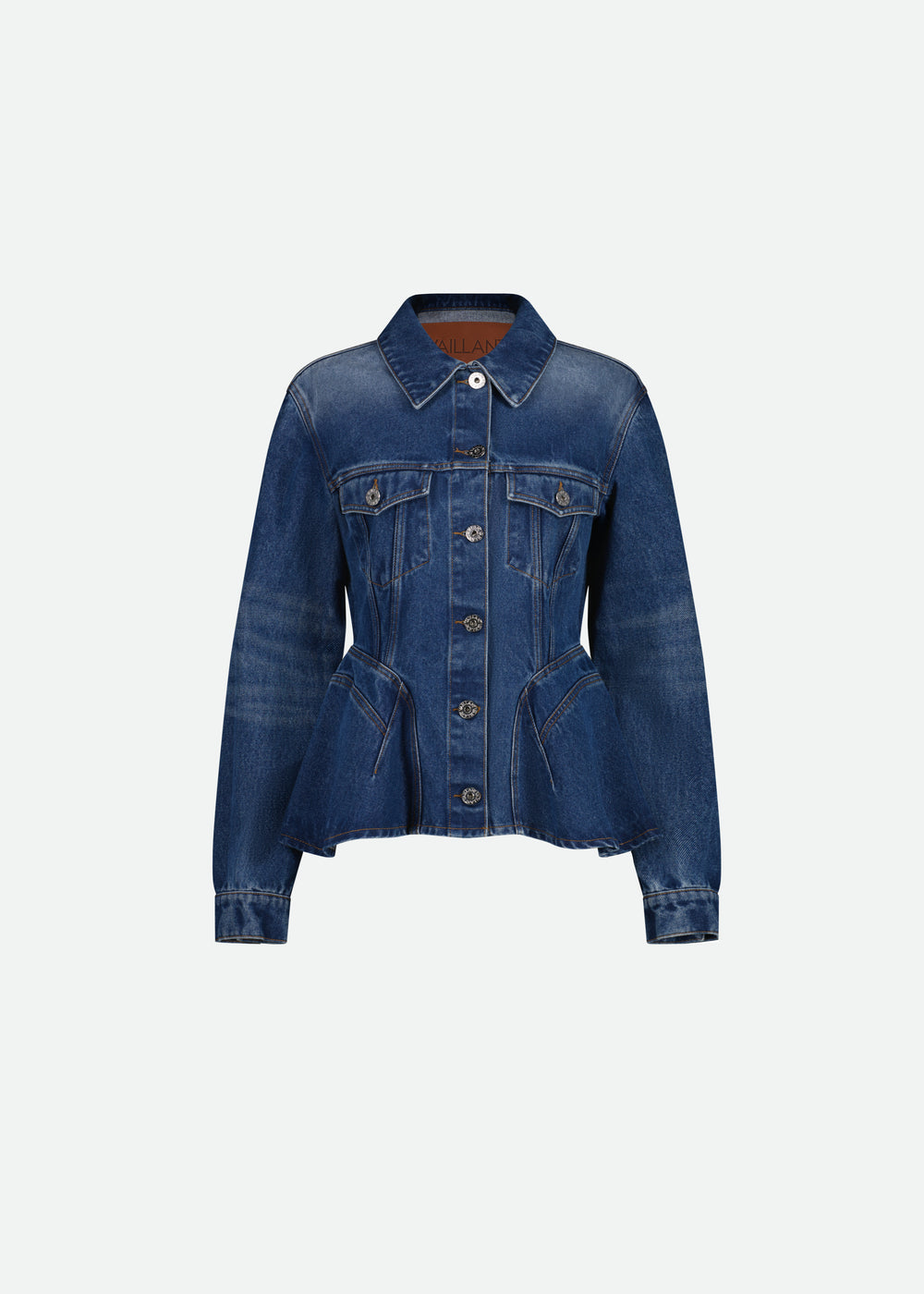 PEPLUM DENIM JACKET