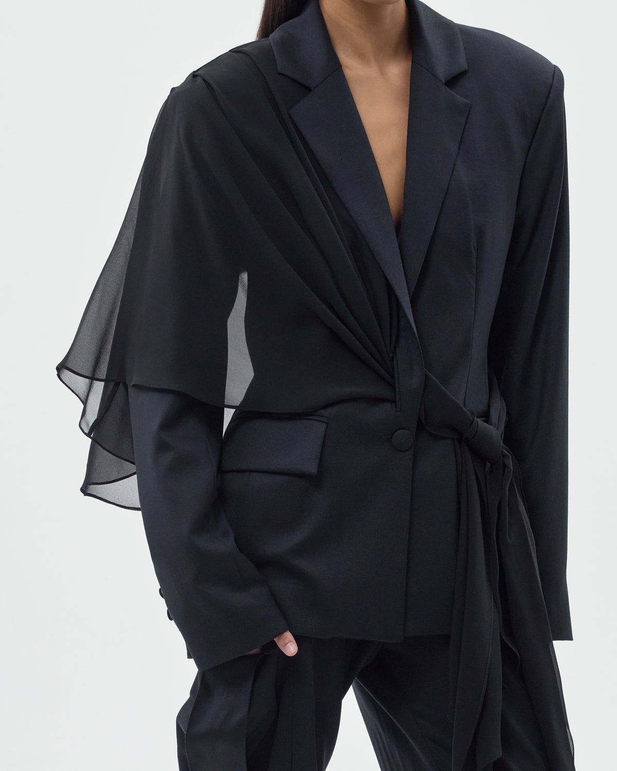 Bolero draped Jacket