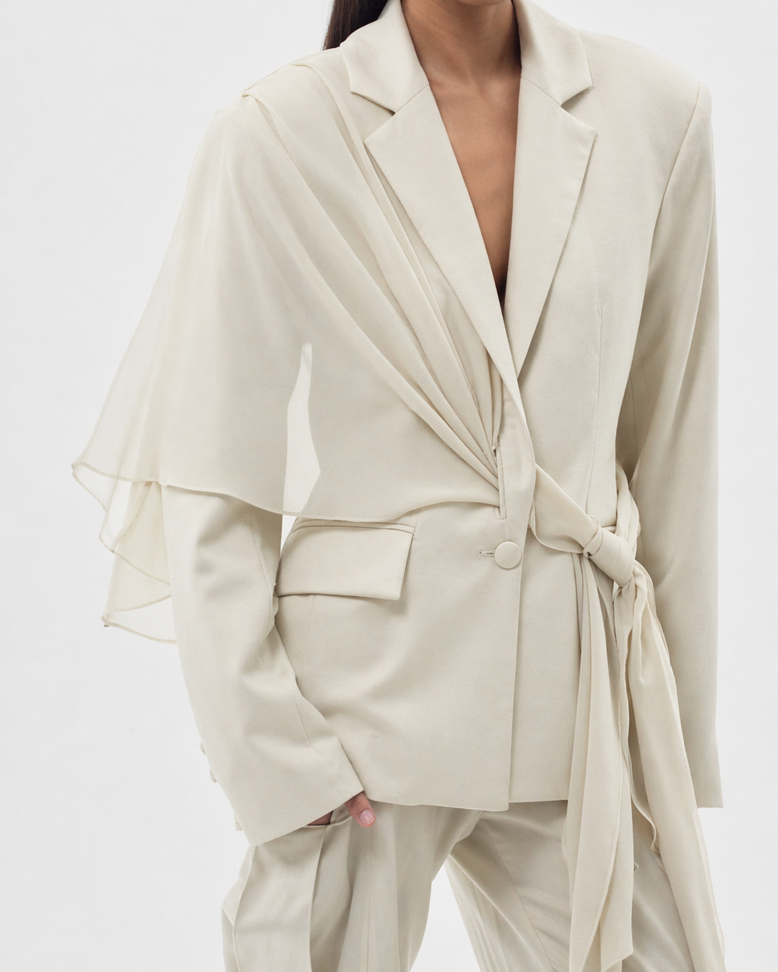 Bolero draped Jacket