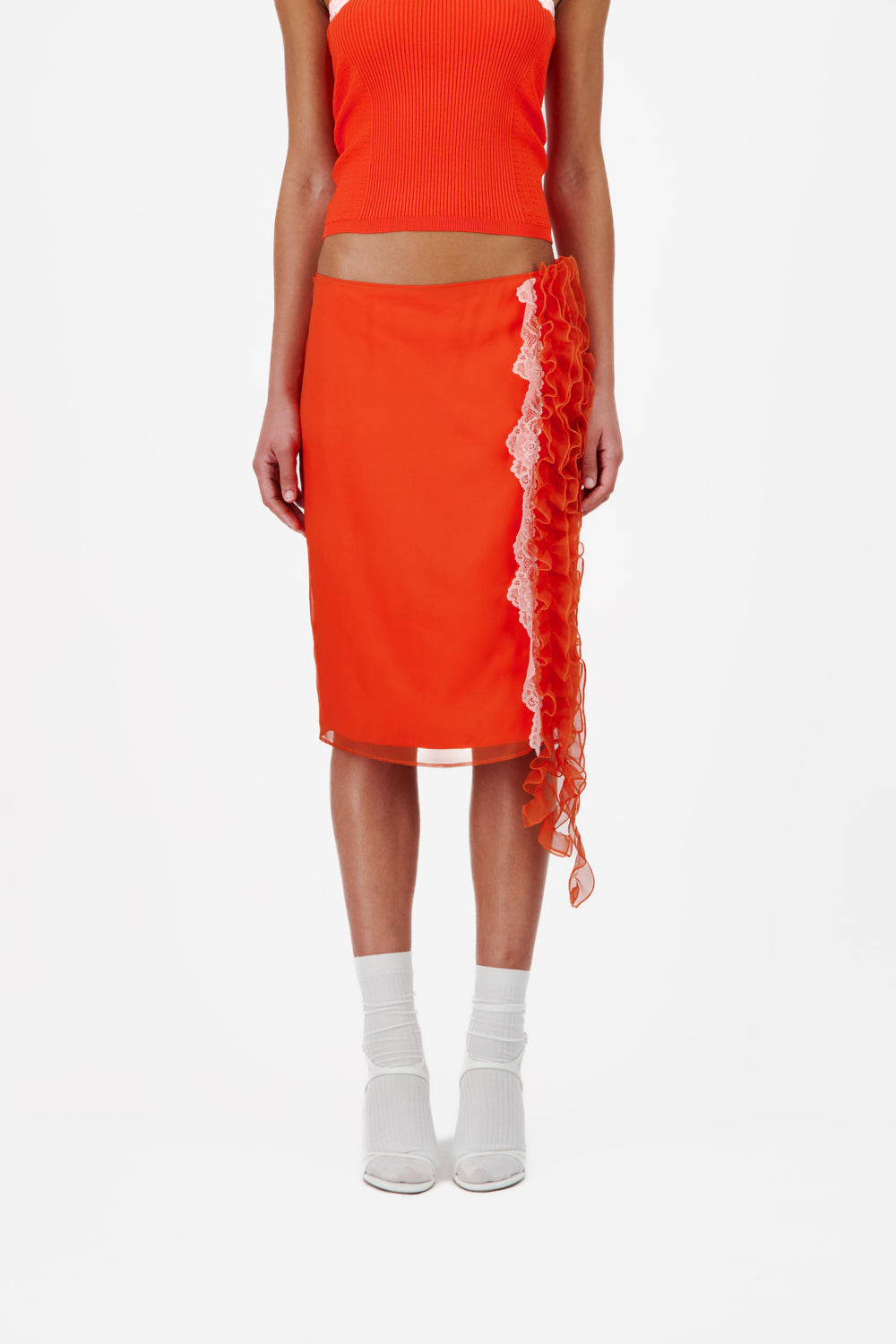 ORGANZA MIDI SKIRT (450€) - Vaillant Studio