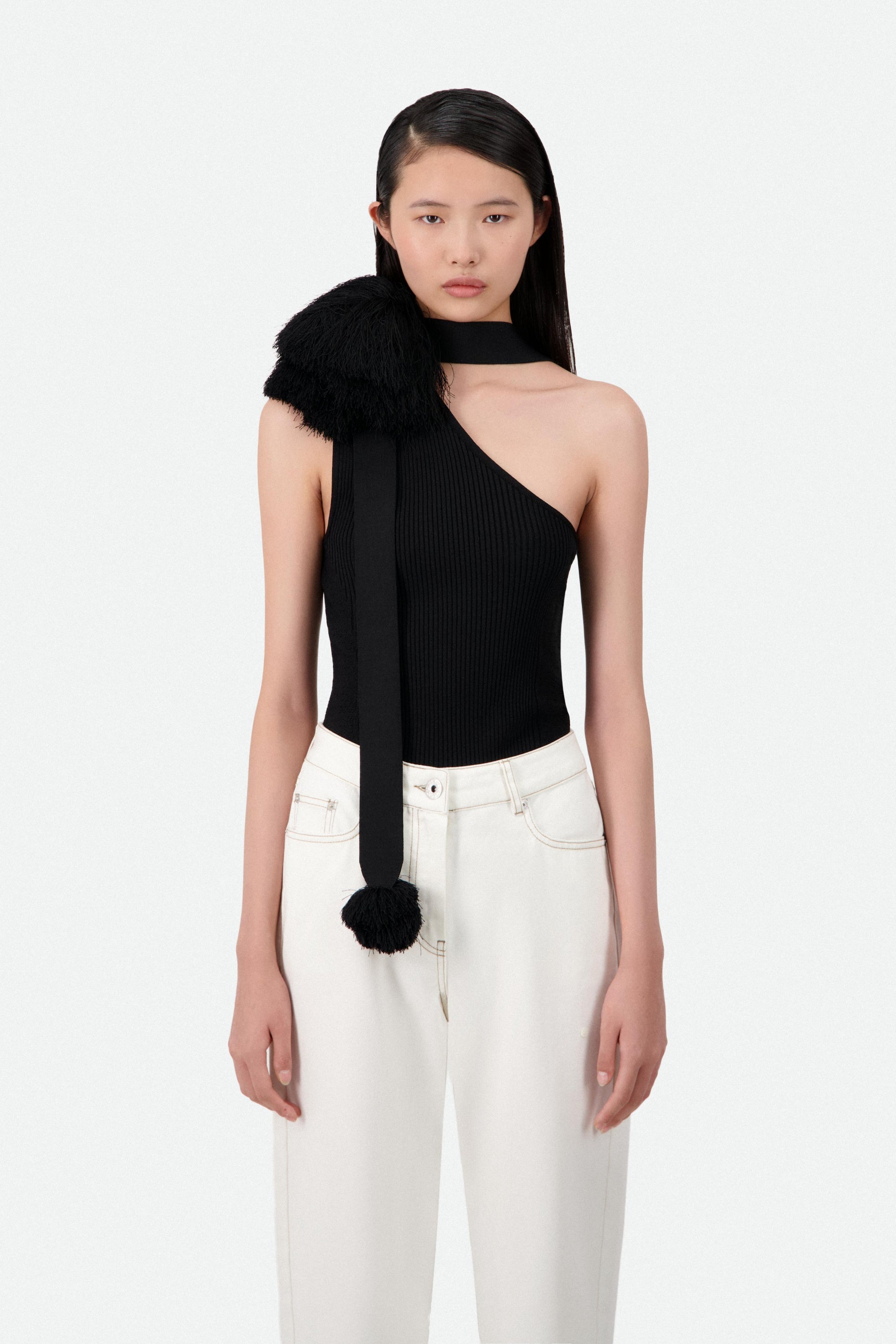 POMPOM SCARF TANK TOP (520€) - Vaillant Studio