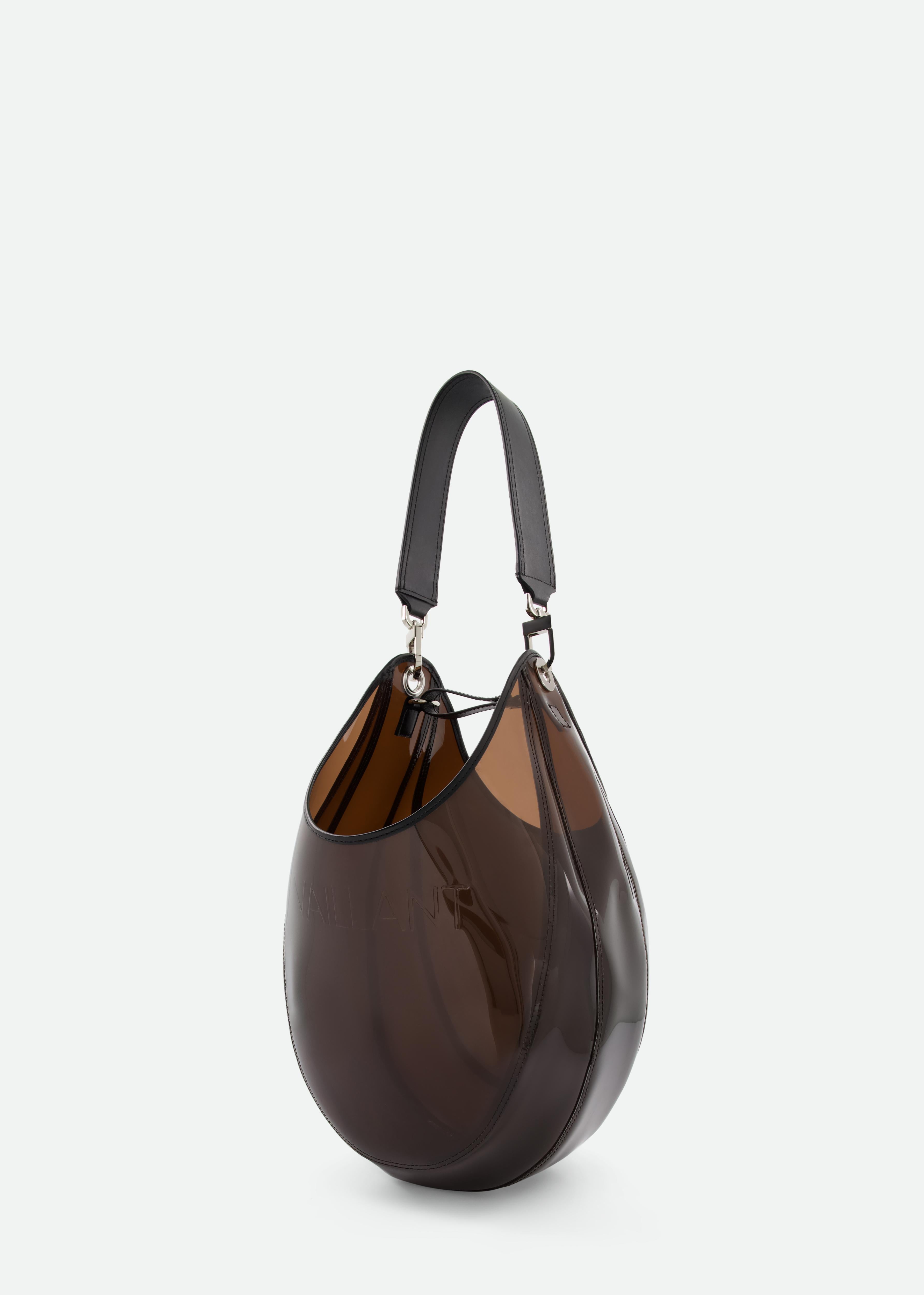 TRANSPARENT BUCKET BAG WITH LEATHER HANDLE - SS25 Runway Pre-Order-Delivery FEBRUARY 25 - Vaillant Studio