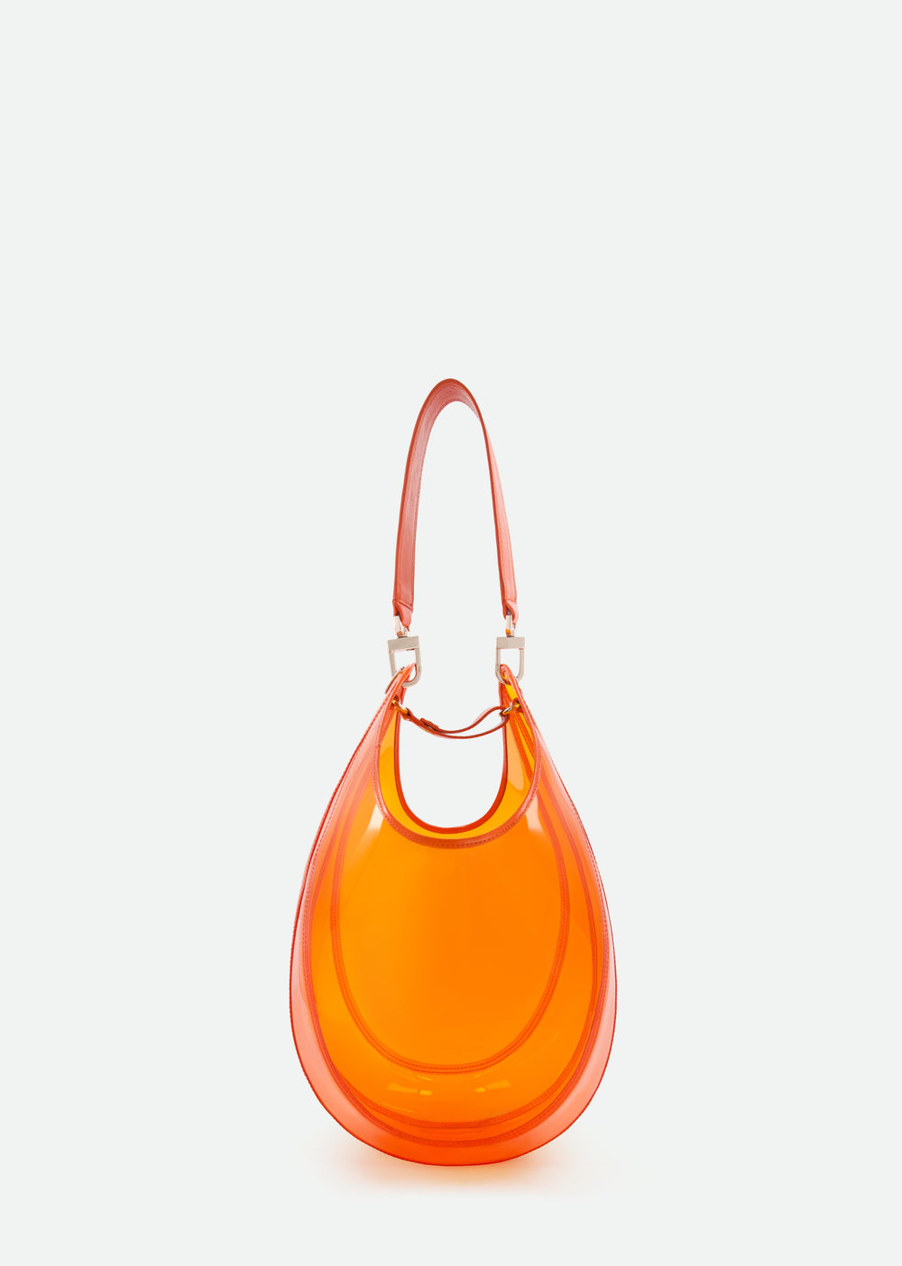 TRANSPARENT BUCKET BAG WITH LEATHER HANDLE - SS25 Runway Pre-Order - Delivery FEBRUARY 25 - Vaillant Studio