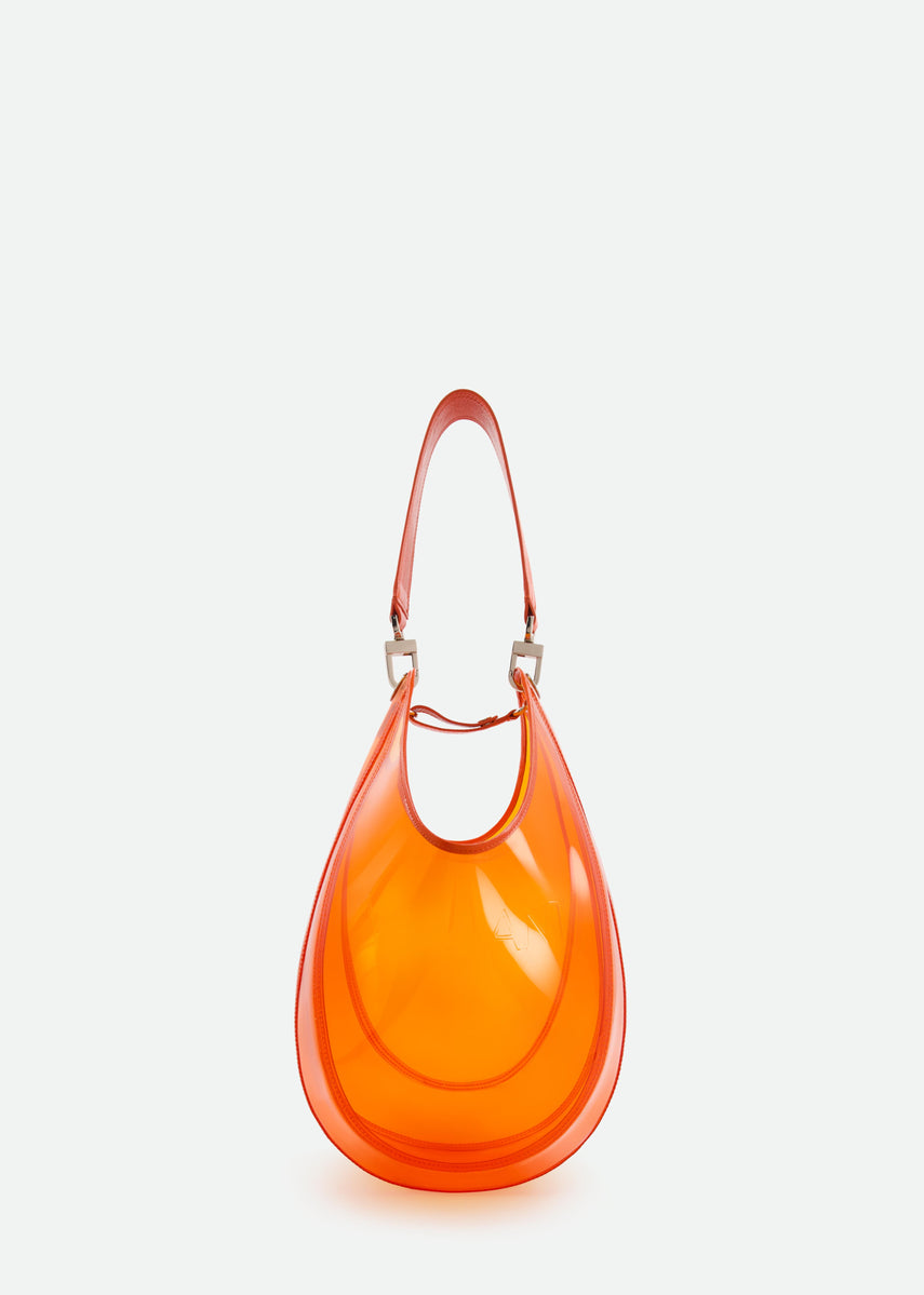 TRANSPARENT BUCKET BAG WITH LEATHER HANDLE - SS25 Runway Pre-Order - Delivery FEBRUARY 25 - Vaillant Studio