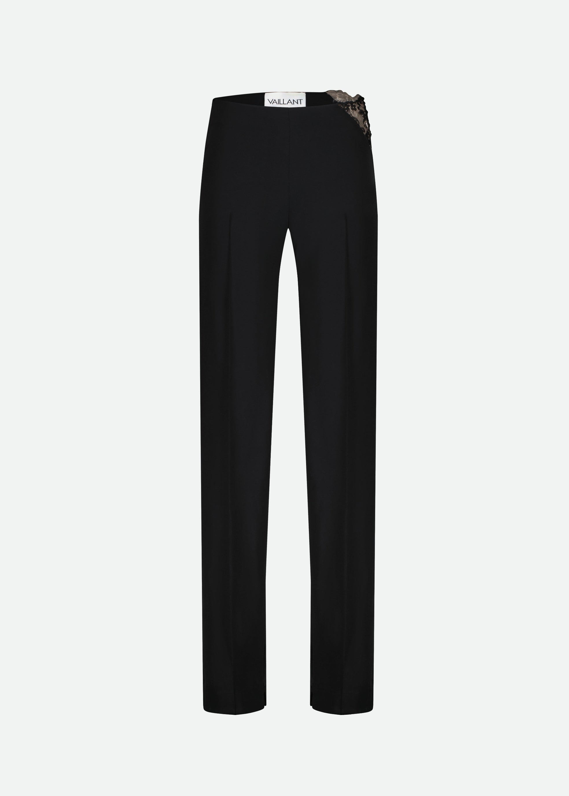 LACE INLAY HIP TROUSERS