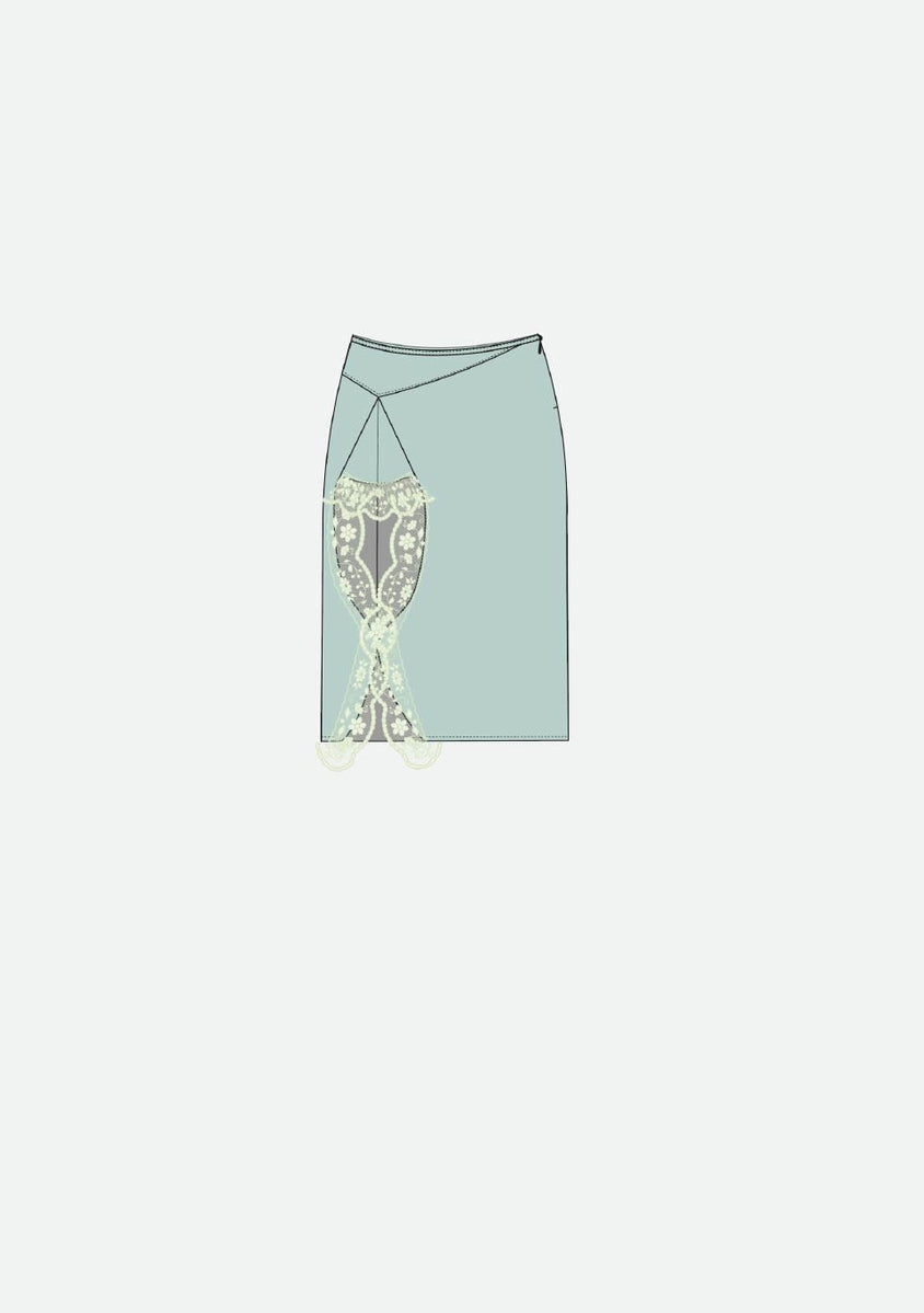 SIGNATURE LACE SKIRT