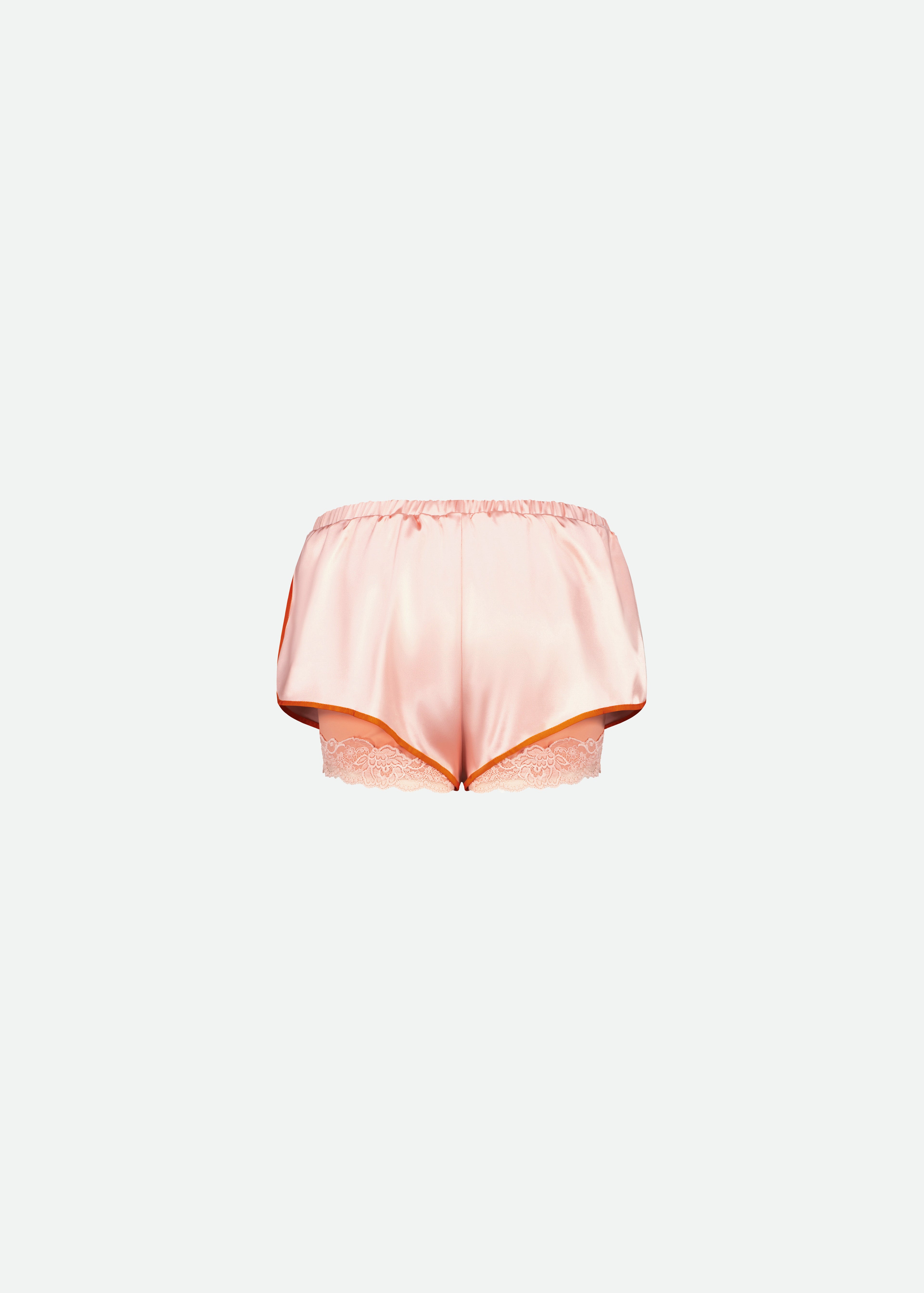 SATIN BOXER MINI SHORTS