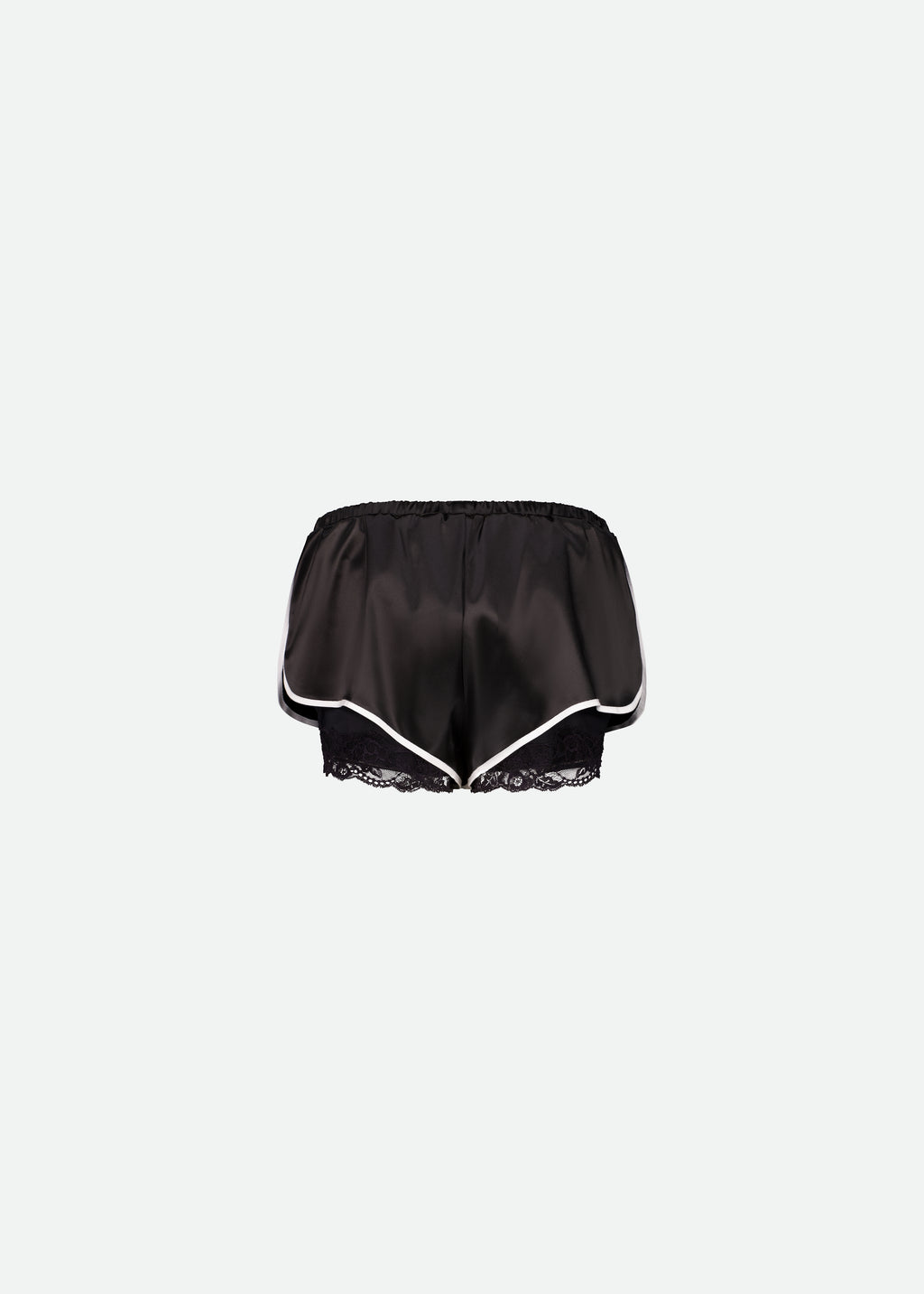 SATIN BOXER MINI SHORTS