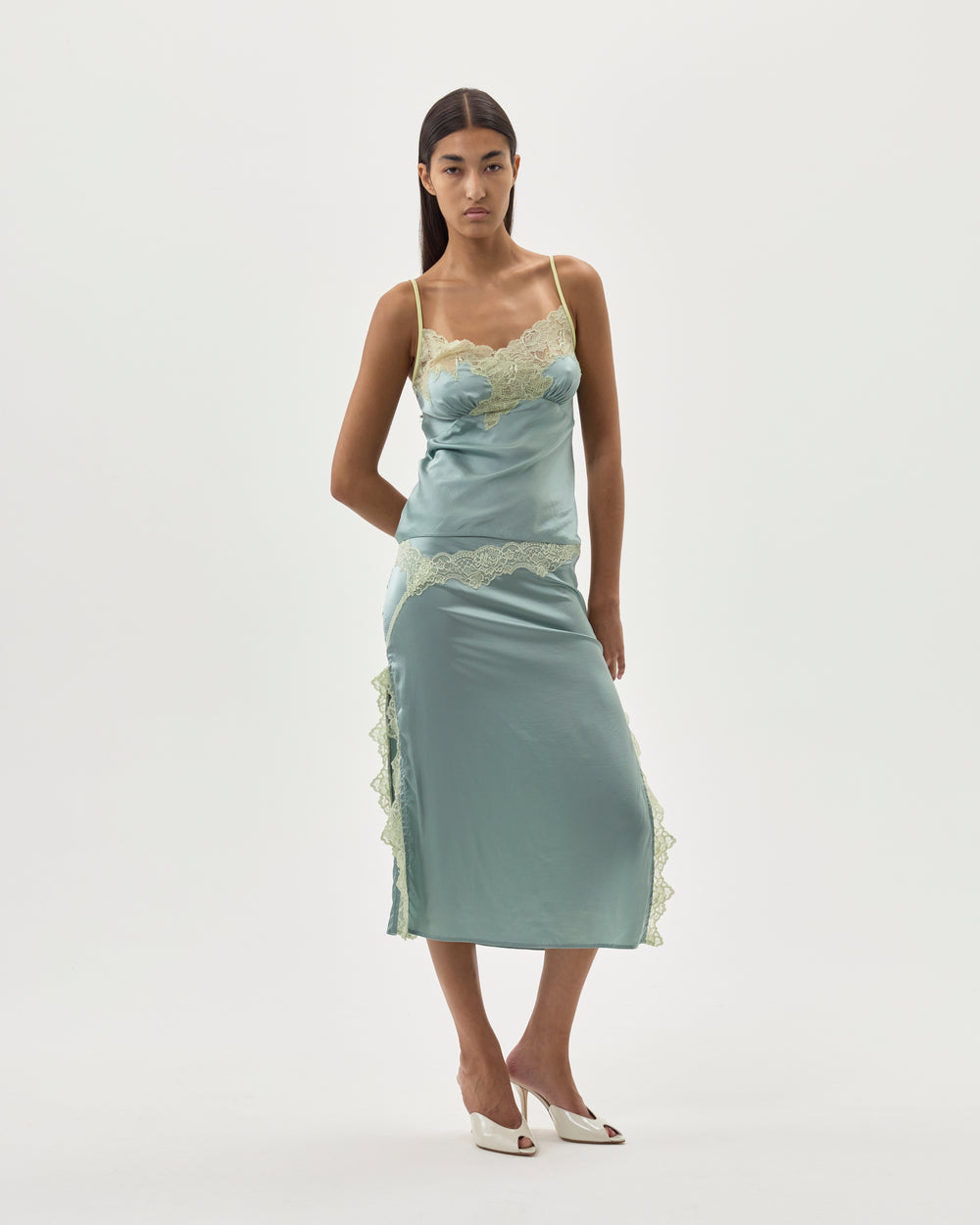 ATTITUDE MIDI SKIRT