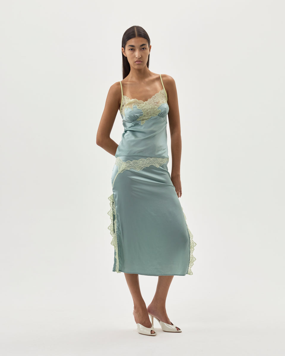 ATTITUDE MIDI SKIRT
